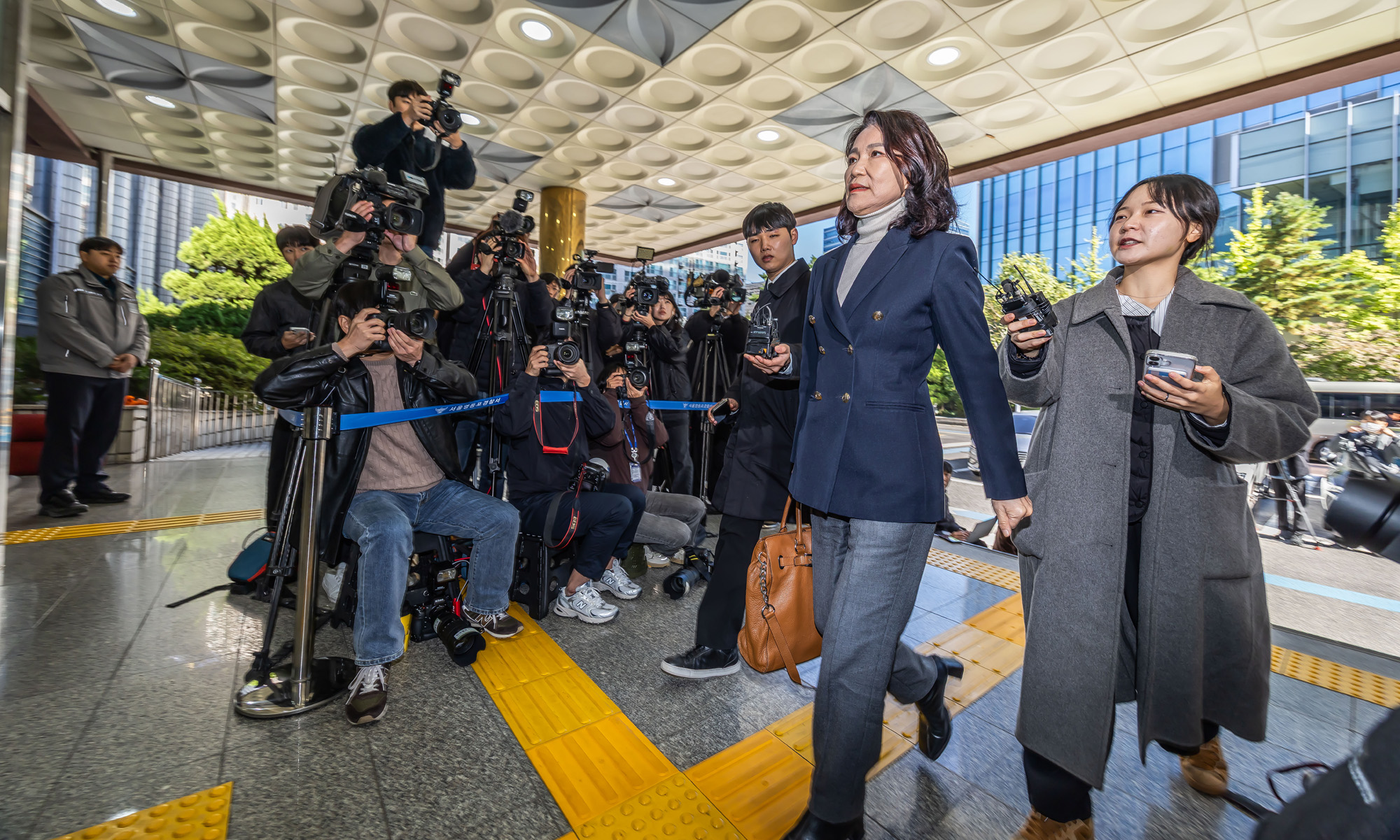 사회;인물;이진숙;이진숙전방송통신위원장;이진숙경찰3차조사;서울영등포경찰서;이진숙공직선거법국가공무원법위반혐의