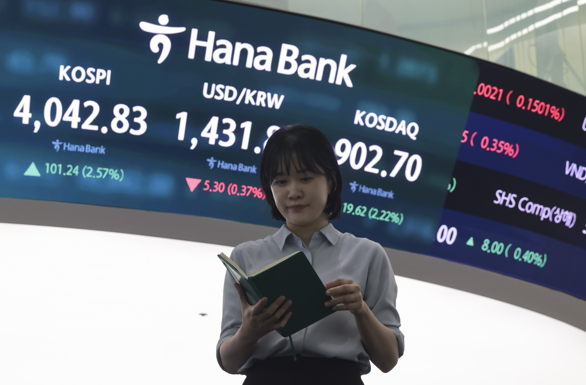 코스피;코스피4000;코스피사천;코스닥900;하나은행;주식;주가