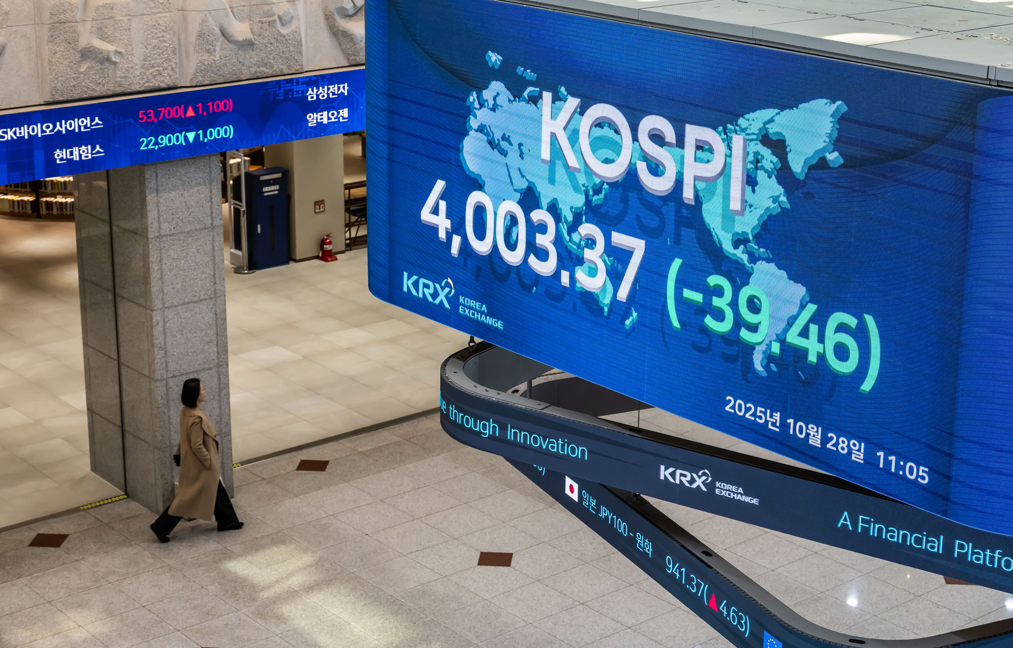 경제;주식;주가;코스피;코스피4000돌파;코스피4000;KOSPI4000;여의도한국거래소;주식상승장