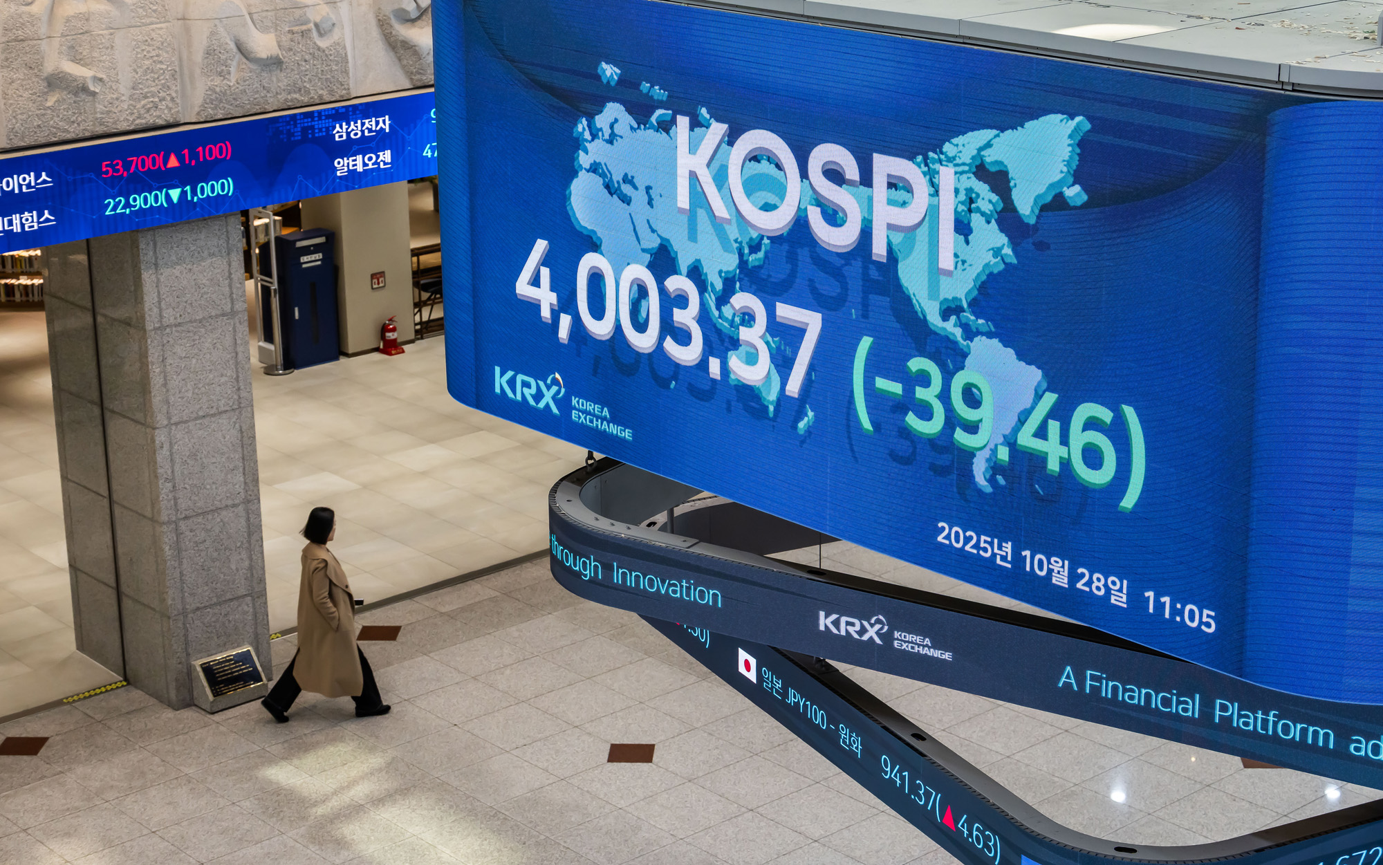 경제;주식;주가;코스피;코스피4000돌파;코스피4000;KOSPI4000;여의도한국거래소;주식상승장
