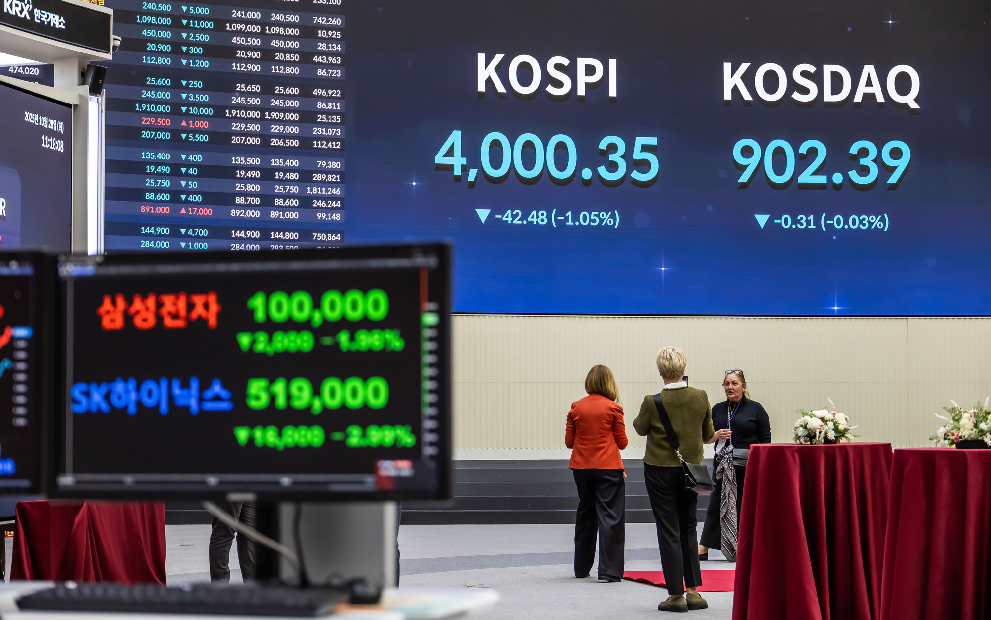 경제;주식;주가;코스피;코스피4000돌파;코스피4000;KOSPI4000;여의도한국거래소;주식상승장