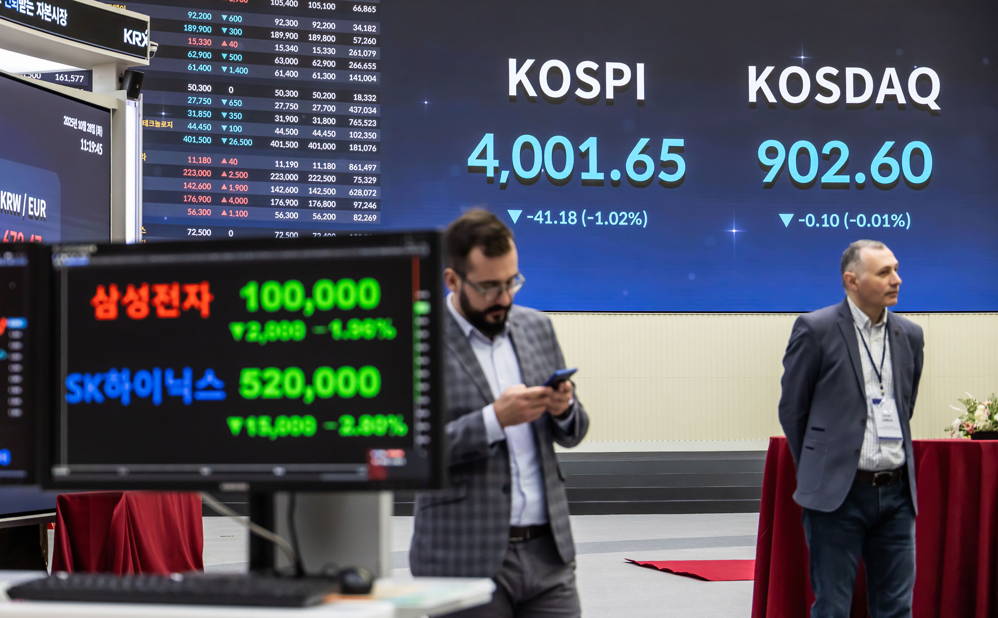 경제;주식;주가;코스피;코스피4000돌파;코스피4000;KOSPI4000;여의도한국거래소;주식상승장