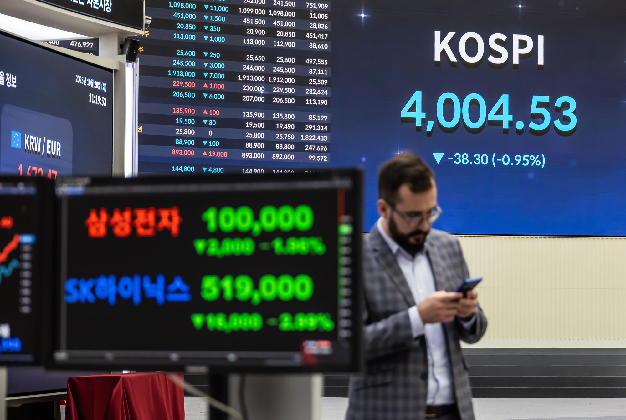 경제;주식;주가;코스피;코스피4000돌파;코스피4000;KOSPI4000;여의도한국거래소;주식상승장