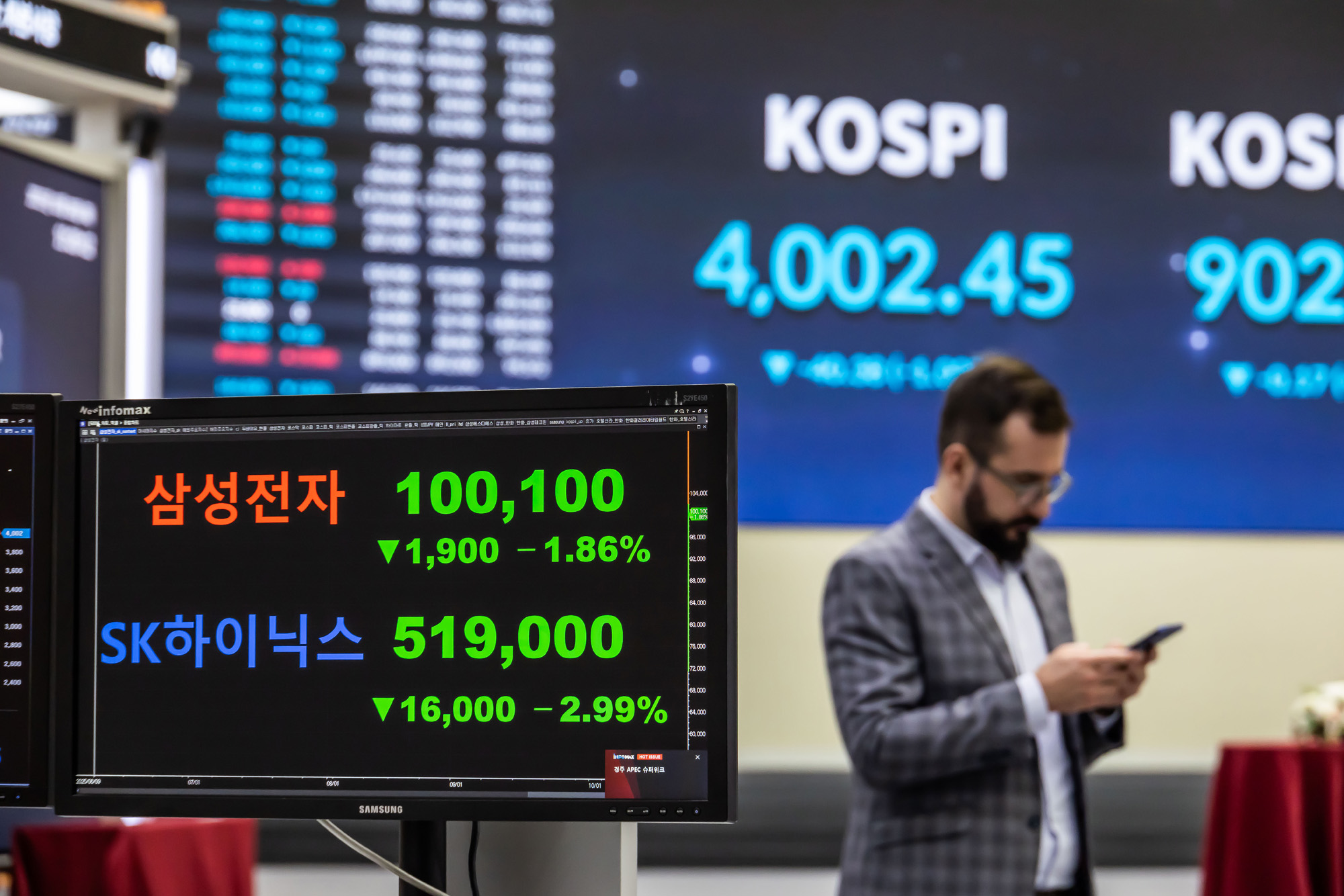 경제;주식;주가;코스피;코스피4000돌파;코스피4000;KOSPI4000;여의도한국거래소;주식상승장
