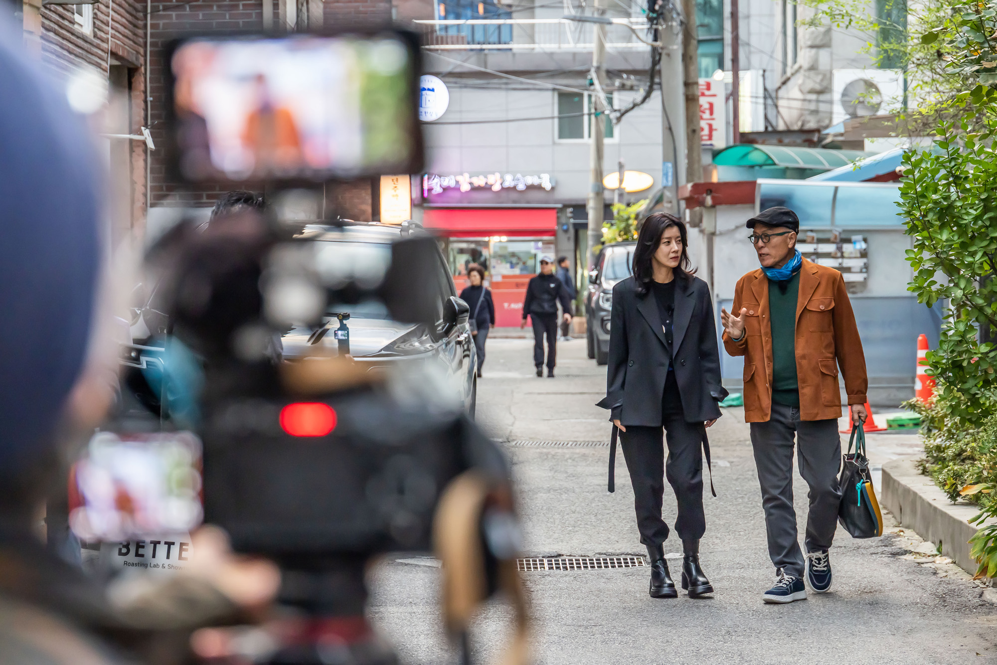 방송;연예;우먼센스;TV조선;식객허영만의백반기행현장스케치;만화가허영만;허영만백반기행촬영