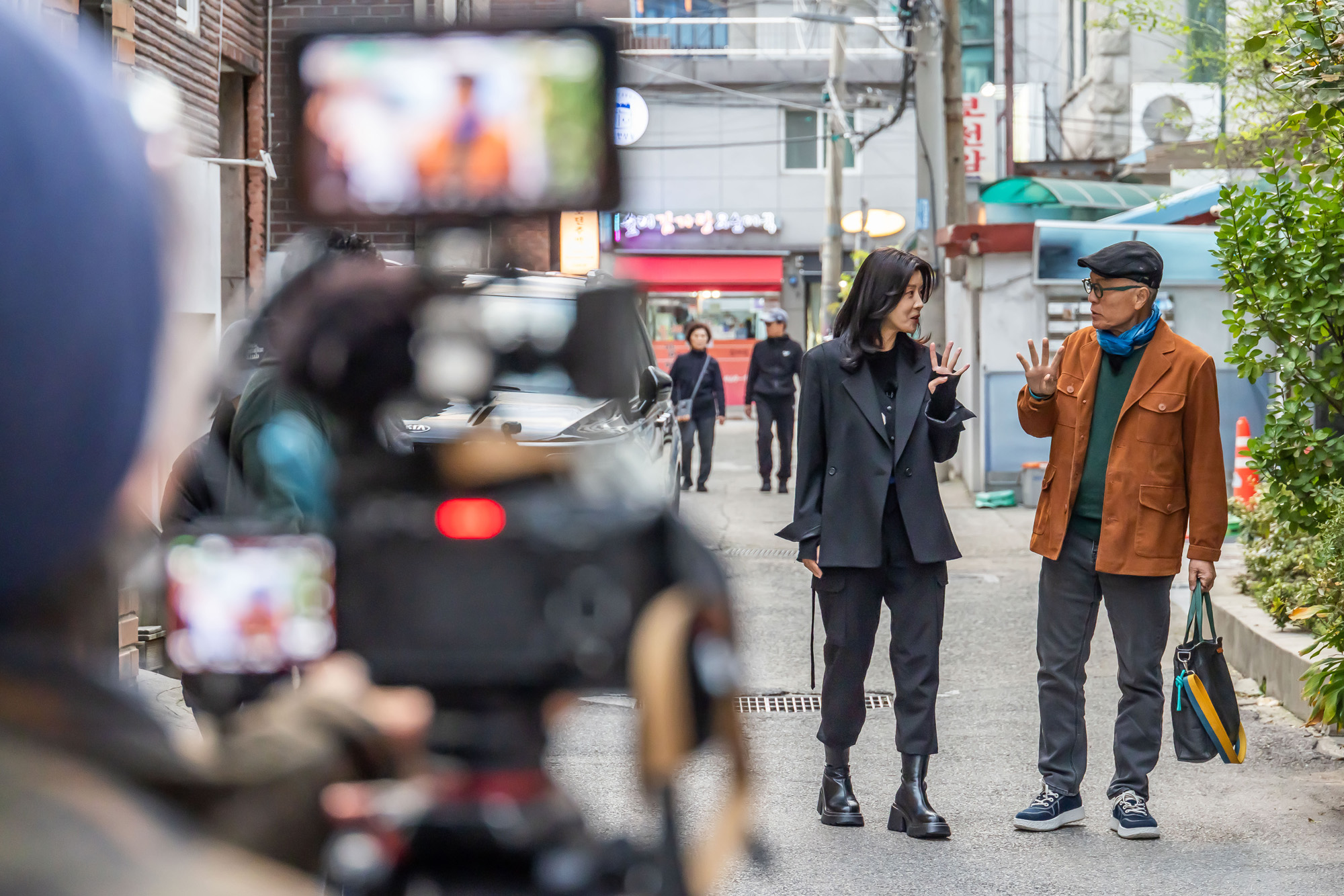 방송;연예;우먼센스;TV조선;식객허영만의백반기행현장스케치;만화가허영만;허영만백반기행촬영