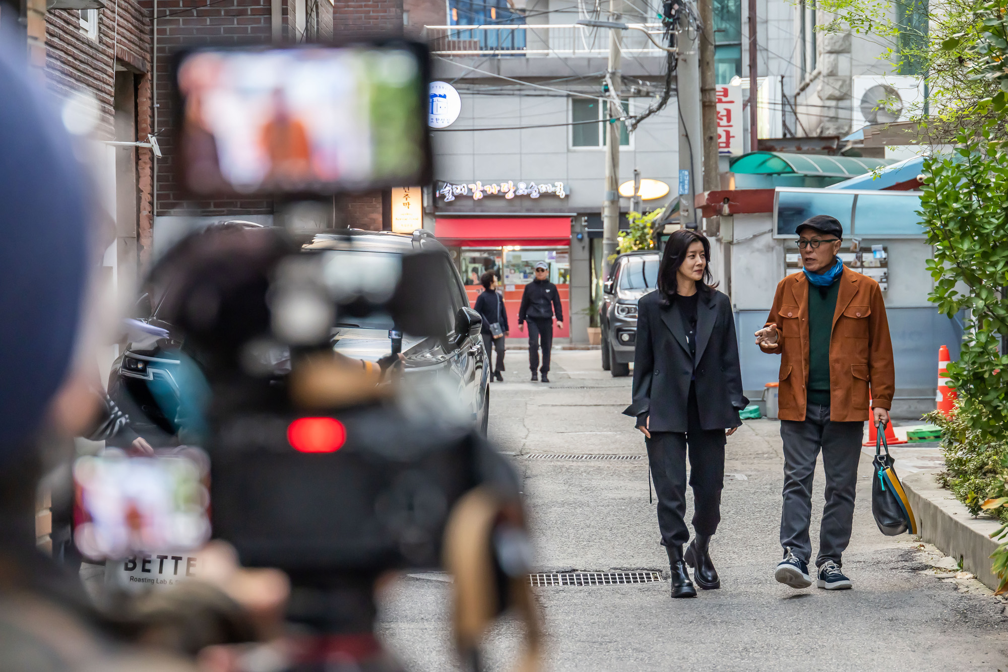 방송;연예;우먼센스;TV조선;식객허영만의백반기행현장스케치;만화가허영만;허영만백반기행촬영