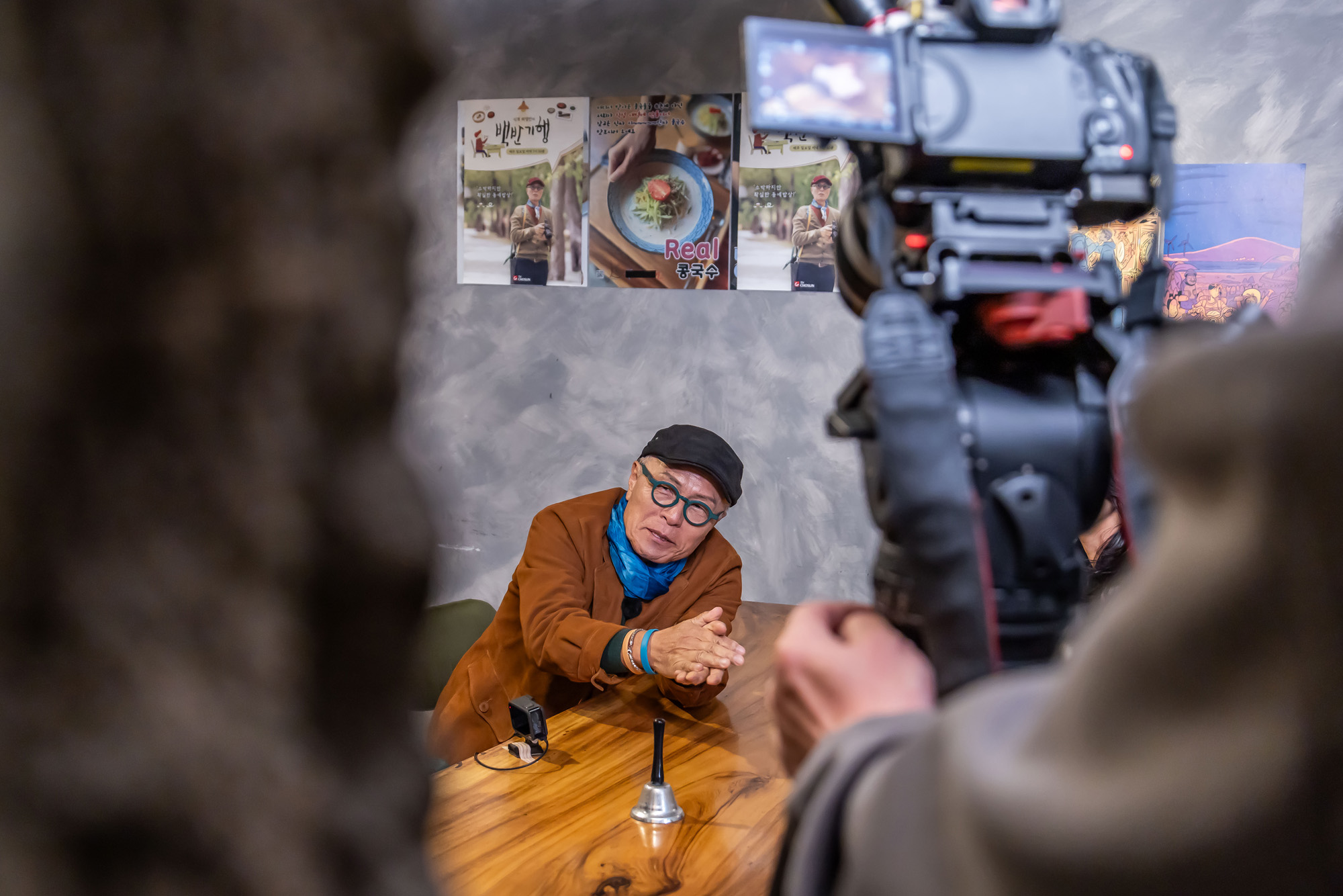 방송;연예;우먼센스;TV조선;식객허영만의백반기행현장스케치;만화가허영만;허영만백반기행촬영