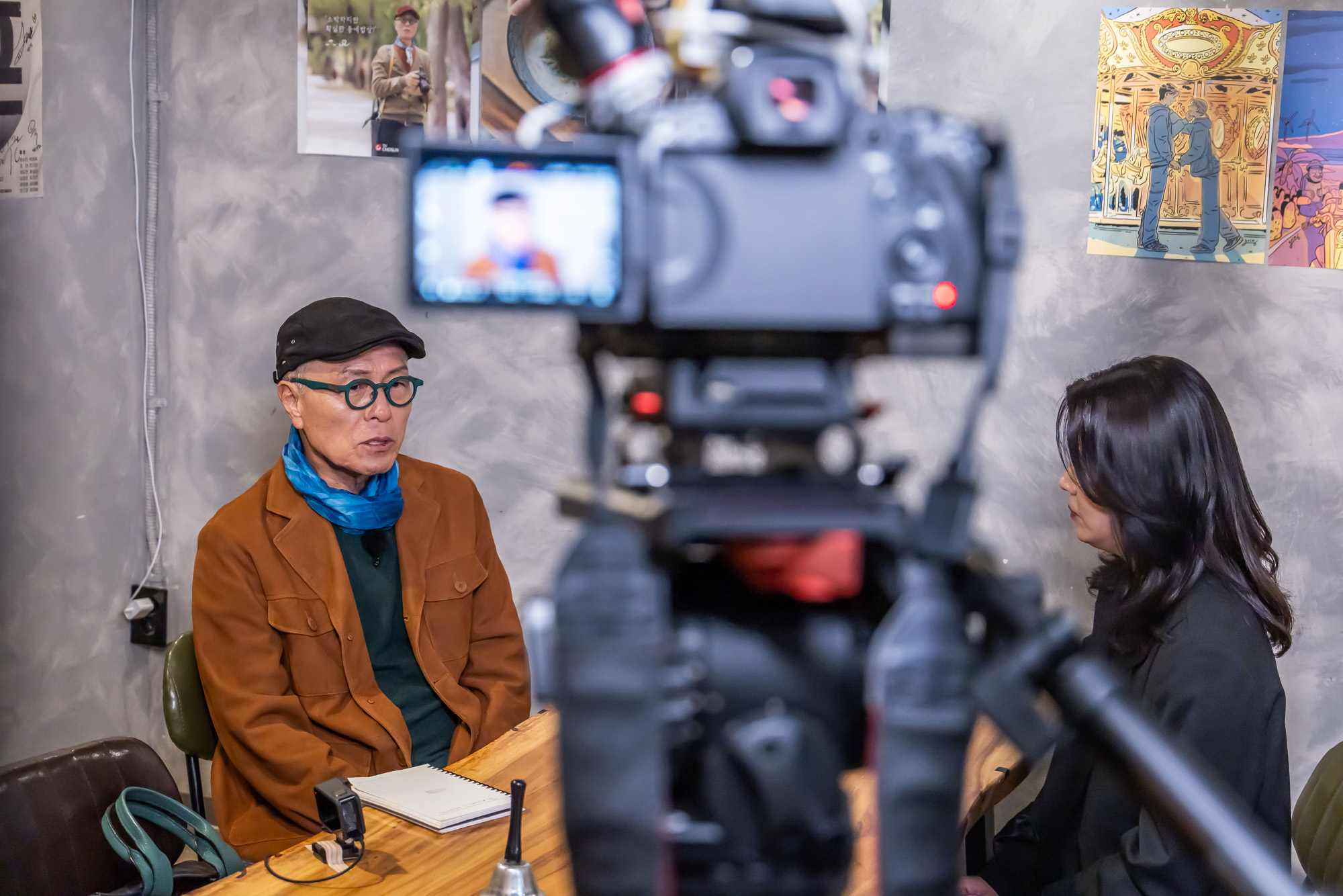 방송;연예;우먼센스;TV조선;식객허영만의백반기행현장스케치;만화가허영만;허영만백반기행촬영