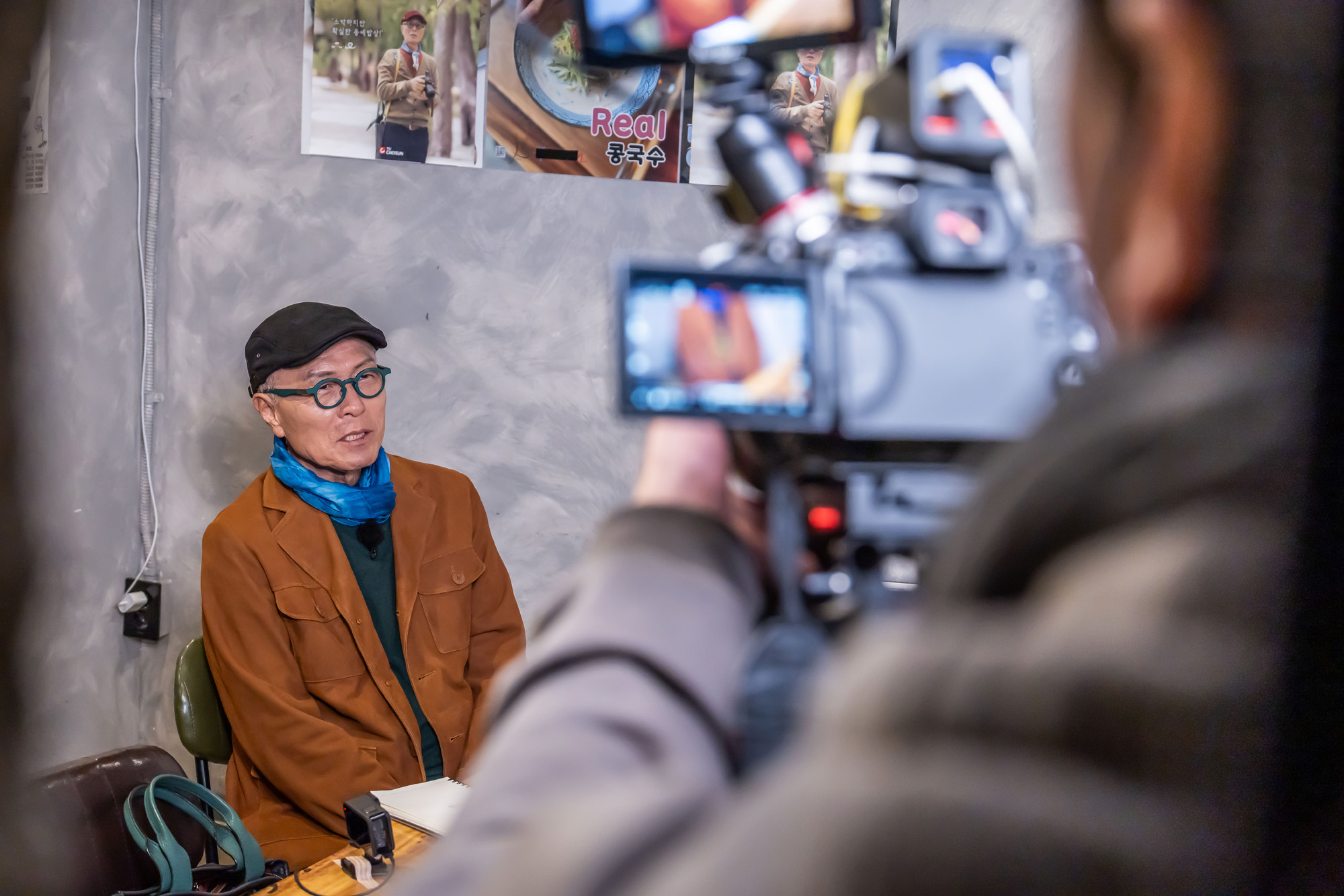 방송;연예;우먼센스;TV조선;식객허영만의백반기행현장스케치;만화가허영만;허영만백반기행촬영