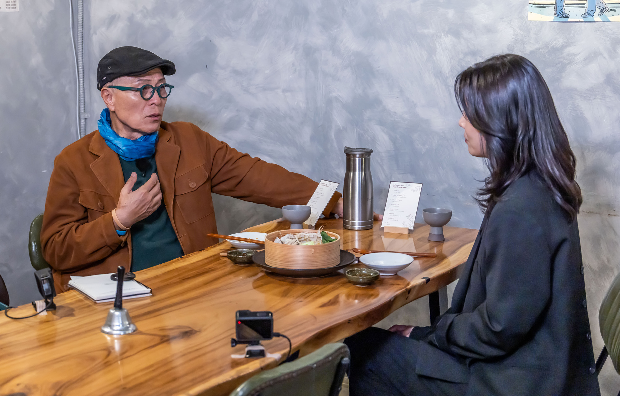 방송;연예;우먼센스;TV조선;식객허영만의백반기행현장스케치;만화가허영만;허영만백반기행촬영