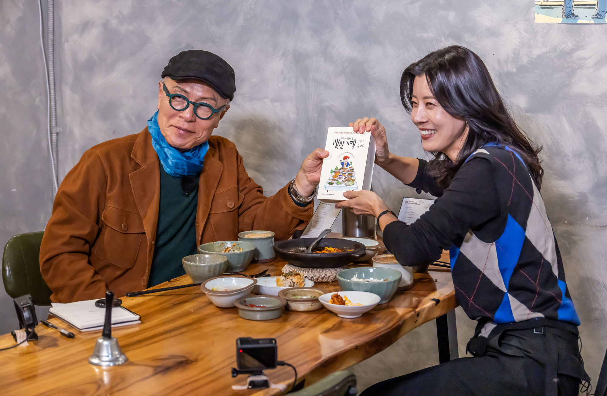 방송;연예;우먼센스;TV조선;식객허영만의백반기행현장스케치;만화가허영만;허영만백반기행촬영