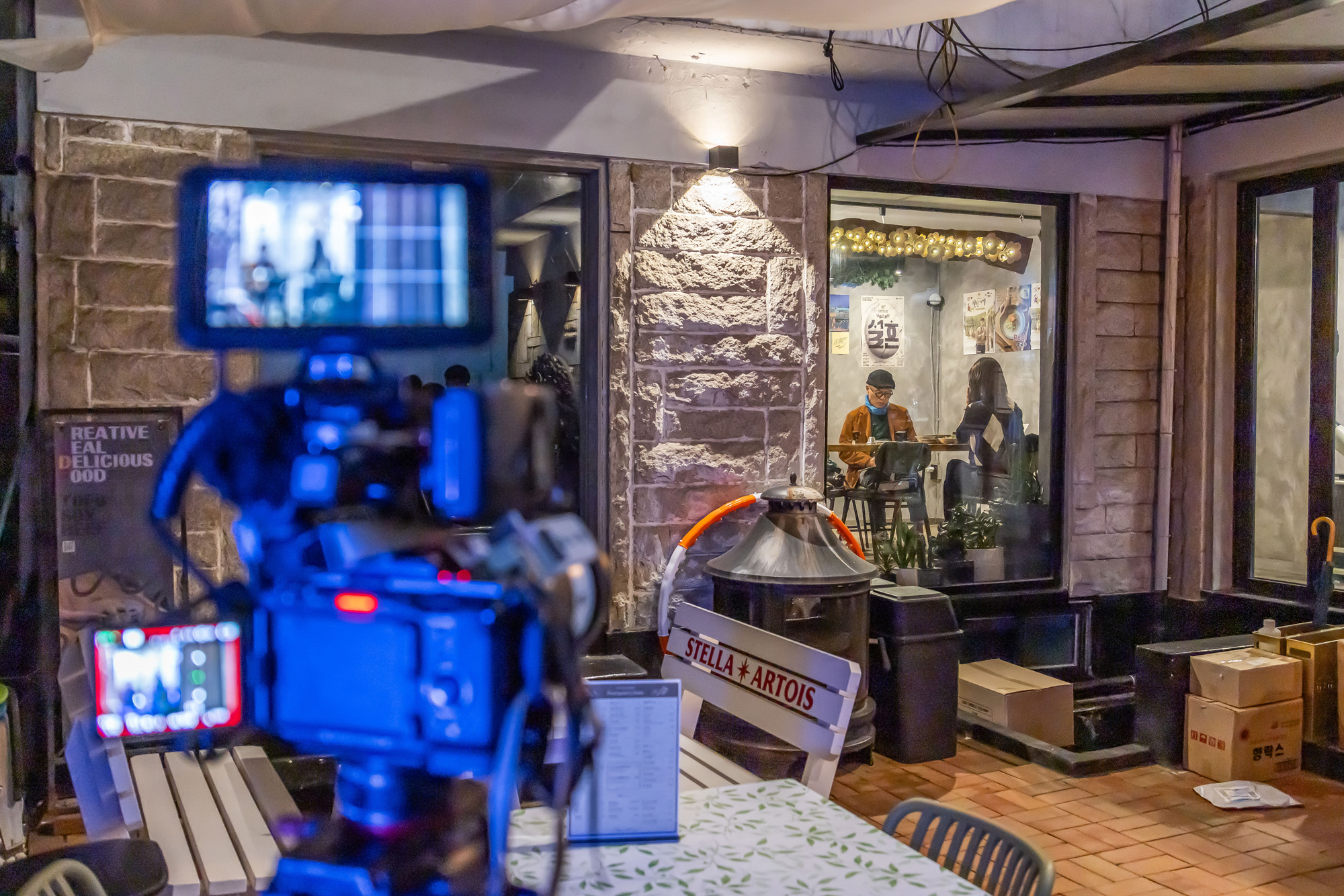 방송;연예;우먼센스;TV조선;식객허영만의백반기행현장스케치;만화가허영만;허영만백반기행촬영