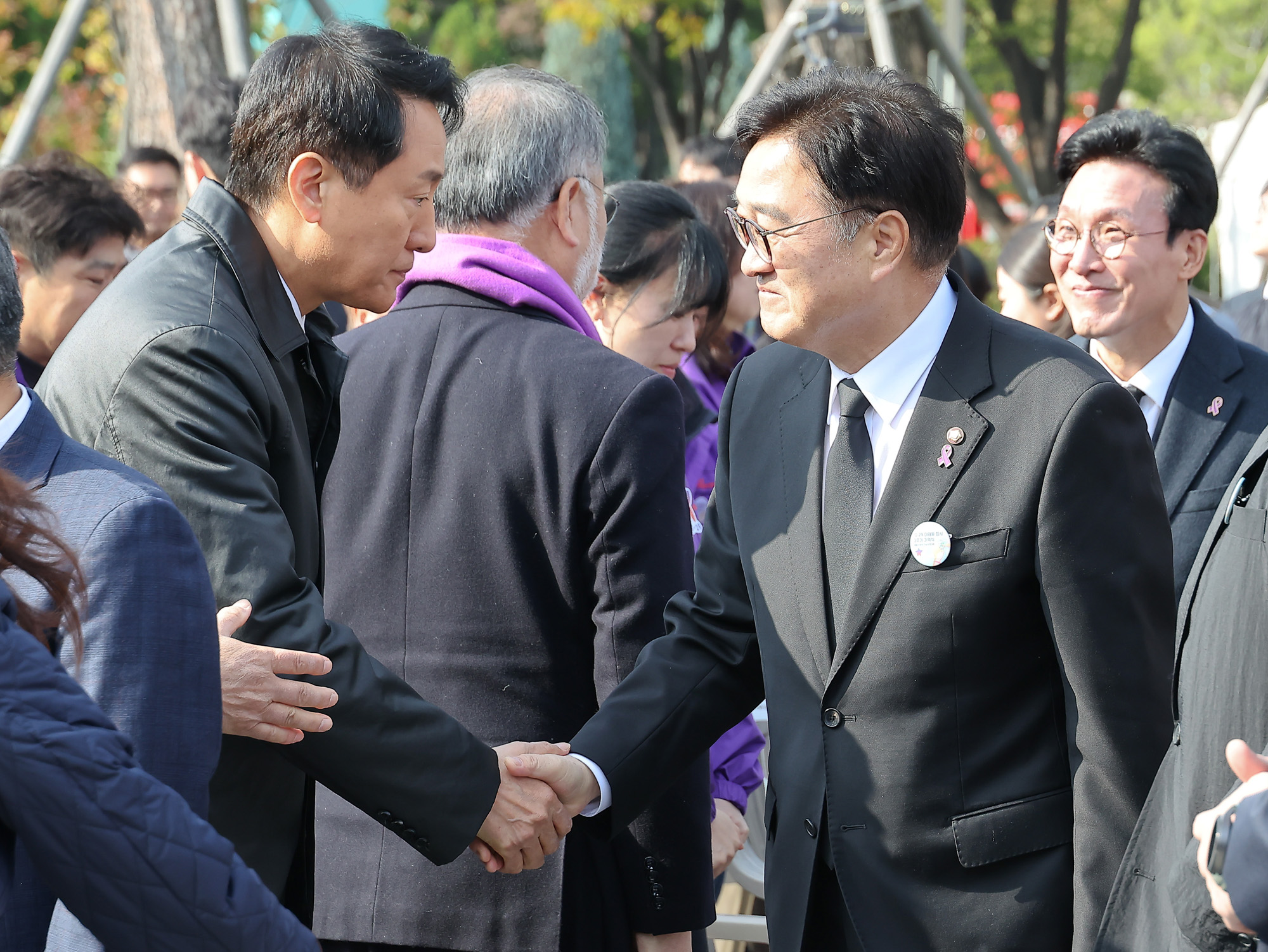 이태원 참사;3주기 기억식;광화문광장;이태원;1029;참사;우원식 김민석;정청례;장동혁;조국