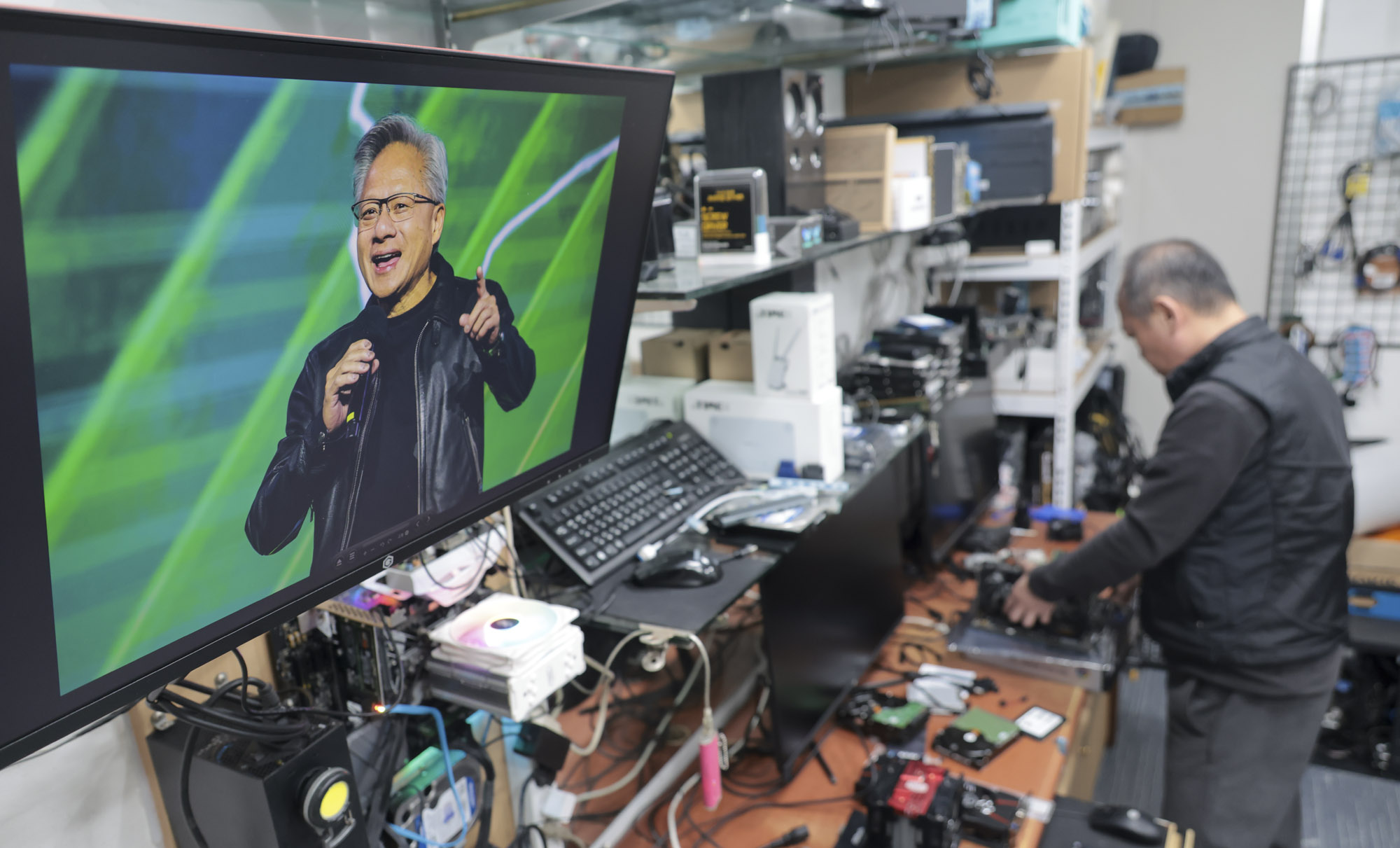 젠슨 황;젠슨황;용산전자상가