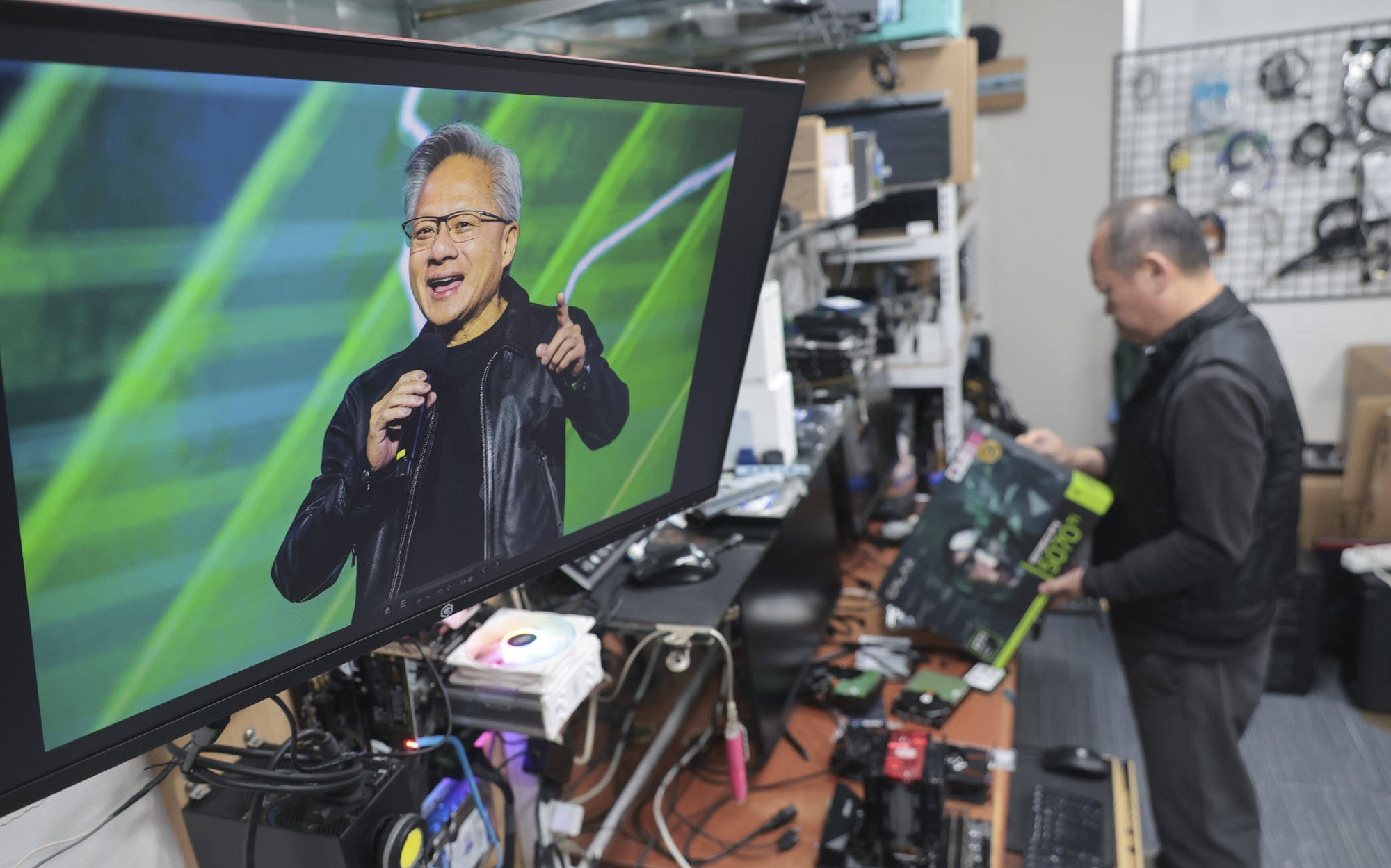 젠슨 황;젠슨황;용산전자상가