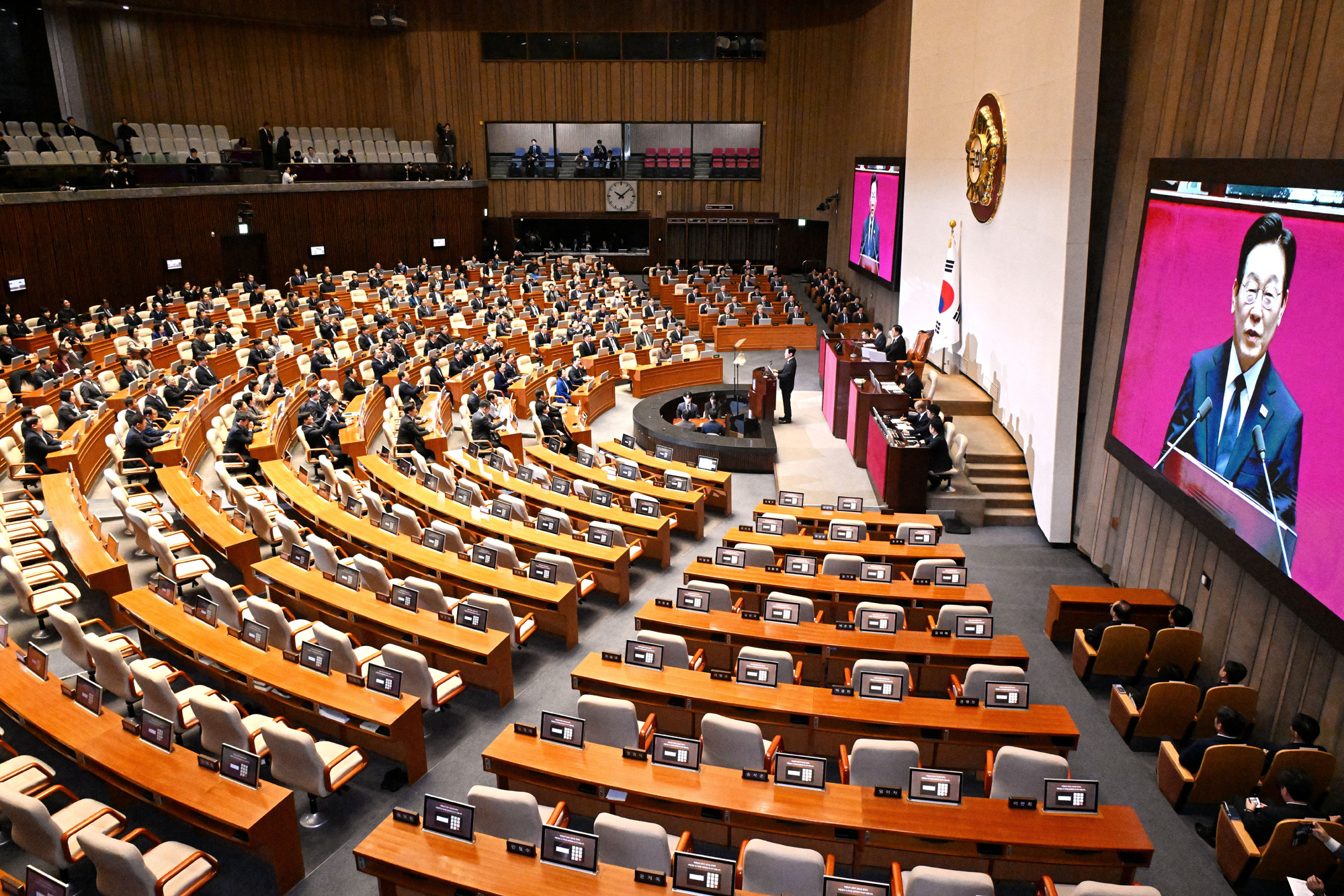 정치;국회;본회의;대통령시정연설;이재명대통령 내년도정부예산안;이재명