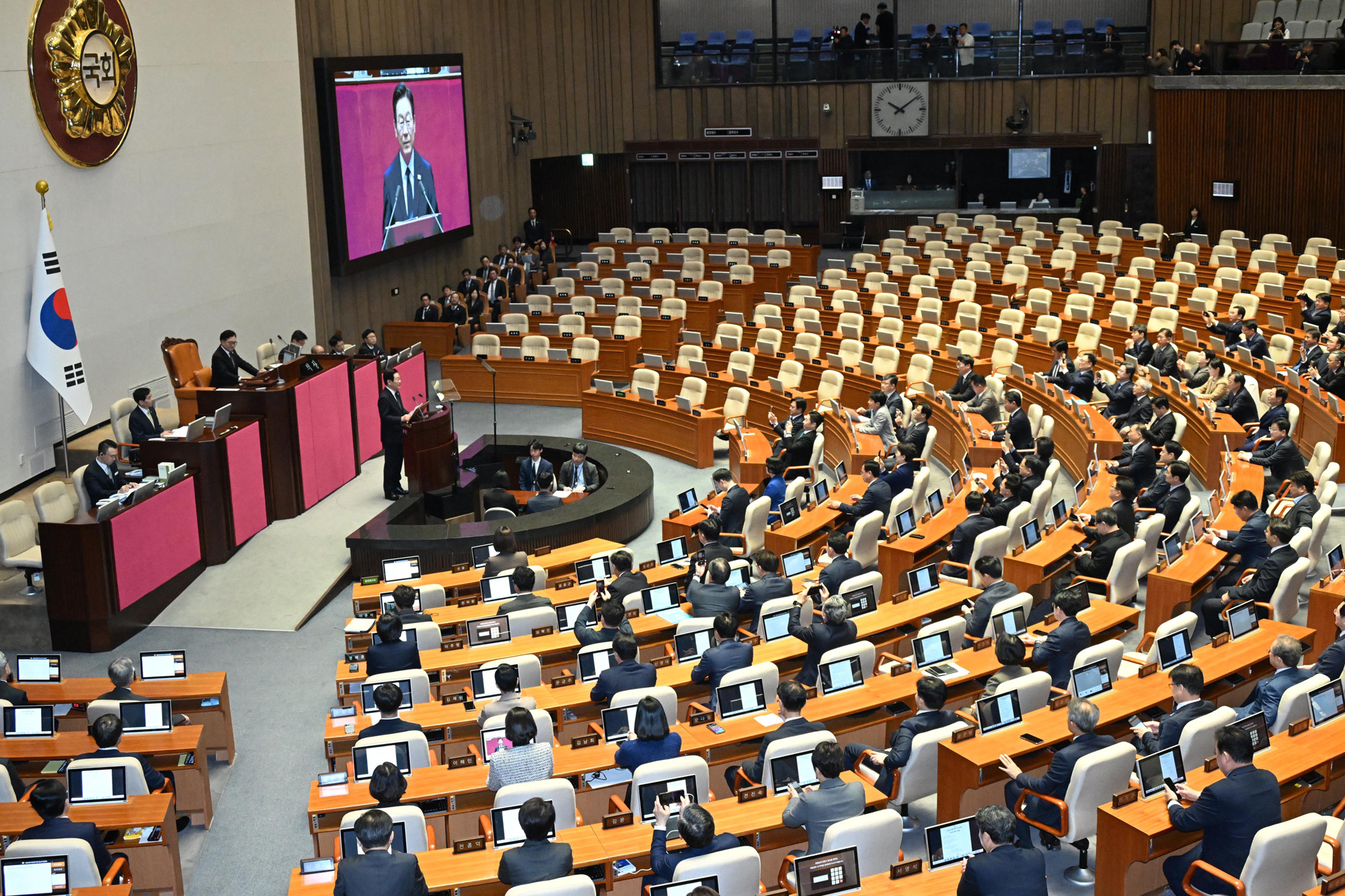 정치;국회;본회의;대통령시정연설;이재명대통령 내년도정부예산안;이재명