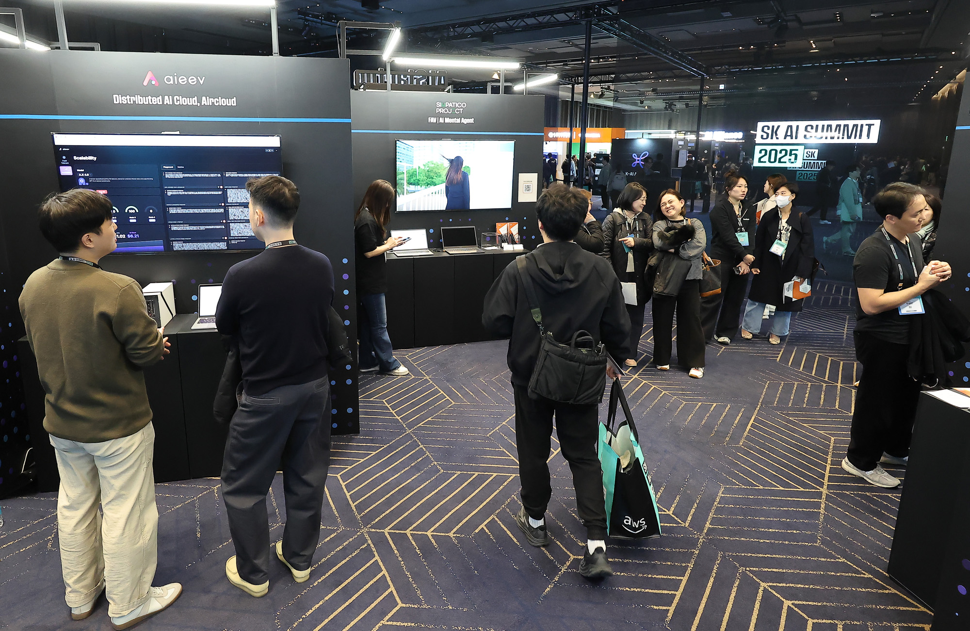 SK;AI;서밋;2025;엔비디아;메모리;고대역메모리;전시;코엑스;인프라