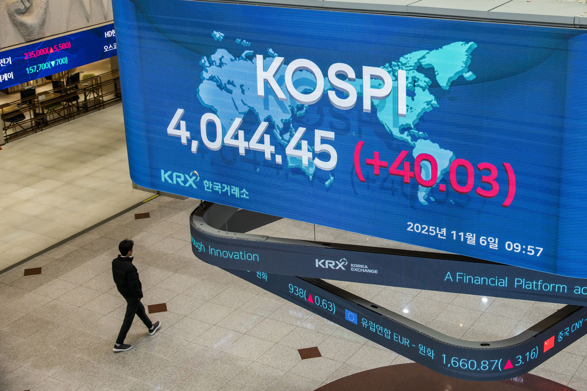 경제;주식;주가;코스피;코스피4000돌파;코스피4000;KOSPI4000;여의도한국거래소;주식상승장