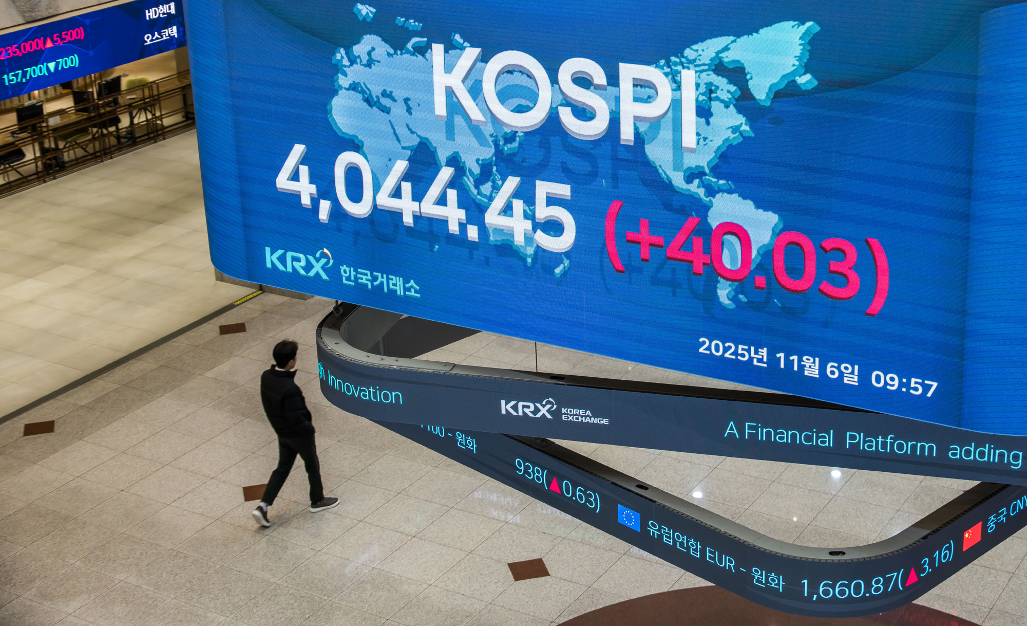 경제;주식;주가;코스피;코스피4000돌파;코스피4000;KOSPI4000;여의도한국거래소;주식상승장