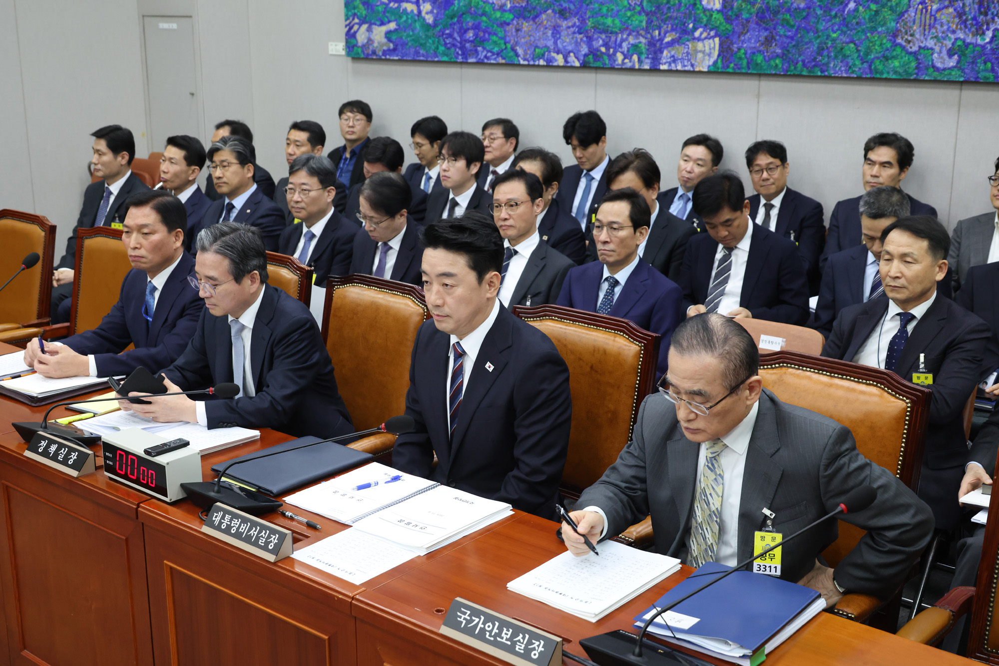 정치;국회;운영위원회;대통령실 국정감사;강훈식 대통령비서실장