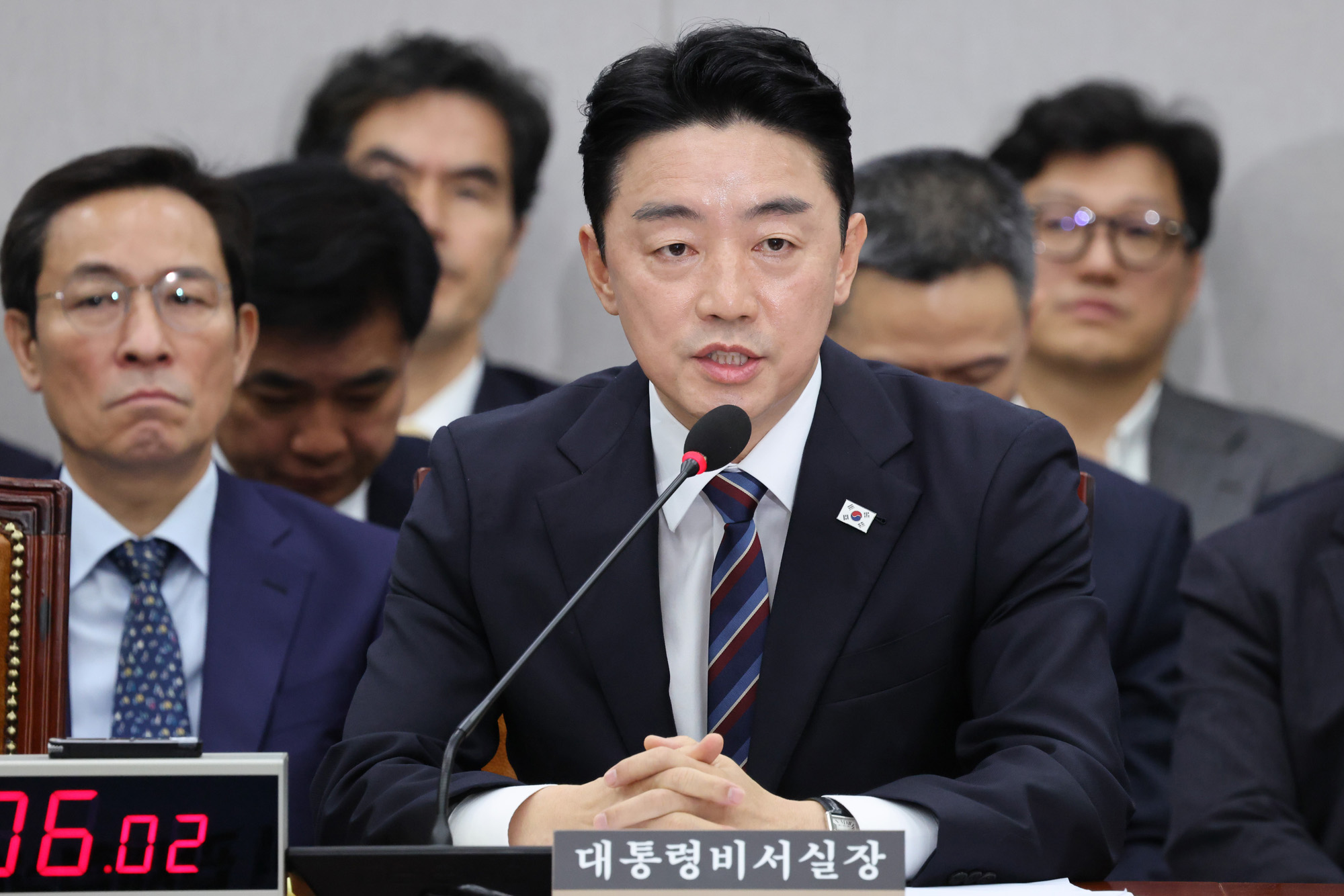 정치;국회;운영위원회;대통령실 국정감사;강훈식 대통령비서실장