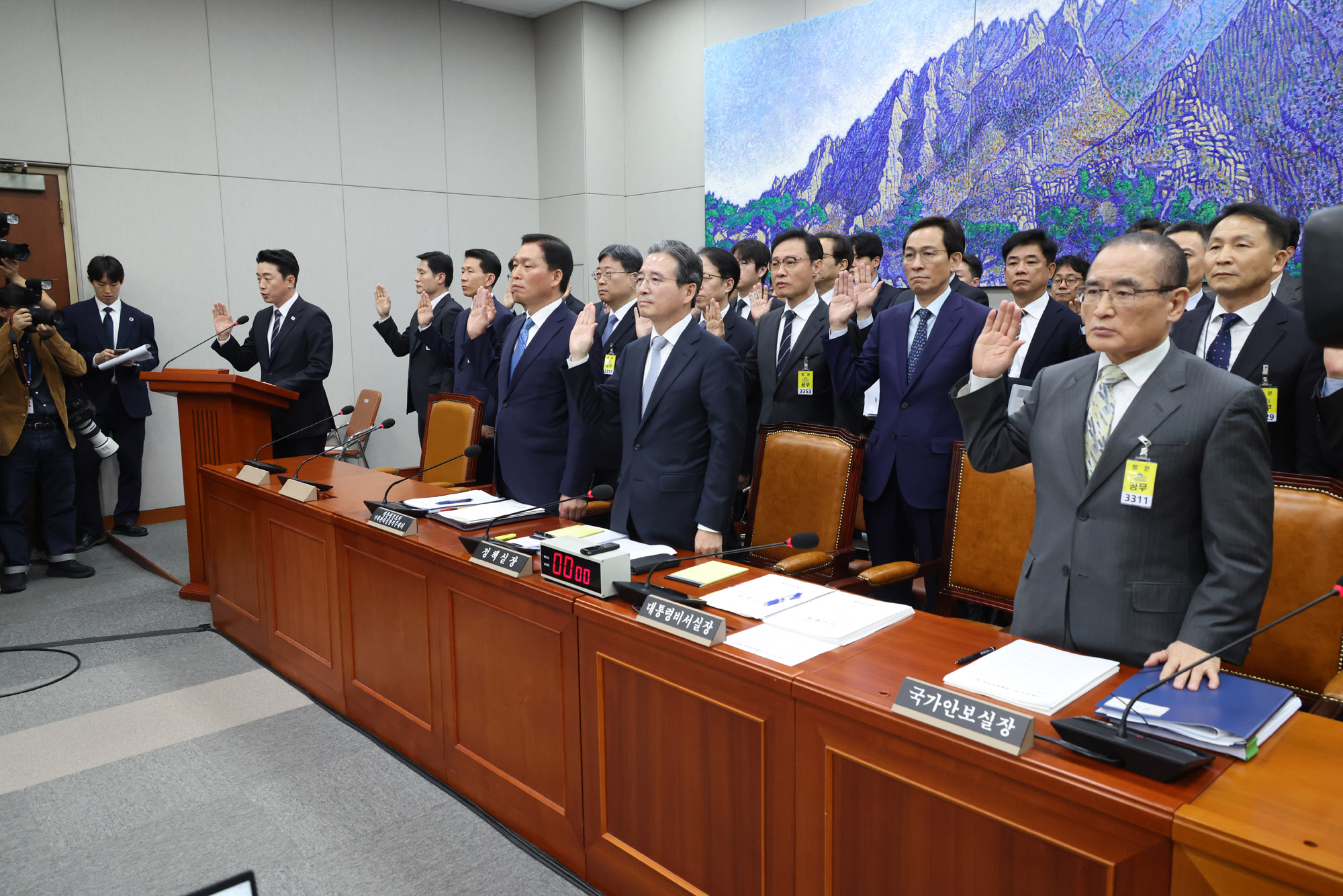 정치;국회;운영위원회;대통령실 국정감사;강훈식 대통령비서실장