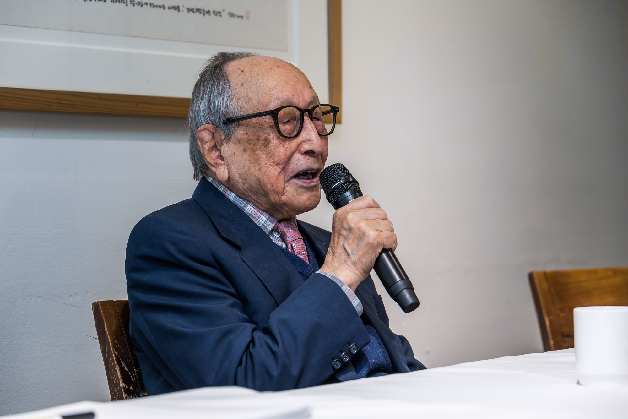 사회;인물;김형석;김형석교수;김형석연세대철학과명예교수;김형석백년의유산출간기자간담회;기네스북최고령저자