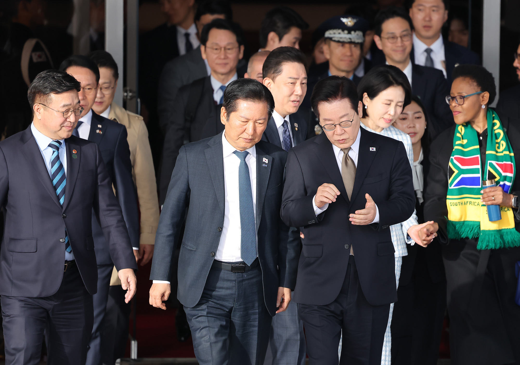 이재명;대통령;G20;정상회의;출국;김혜경;남아프리카공화국