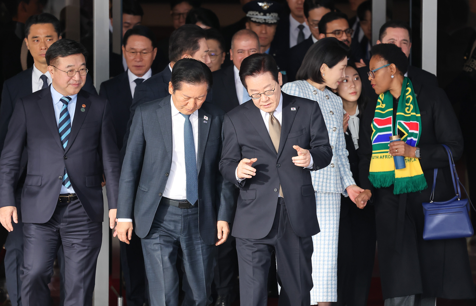 이재명;대통령;G20;정상회의;출국;김혜경;남아프리카공화국