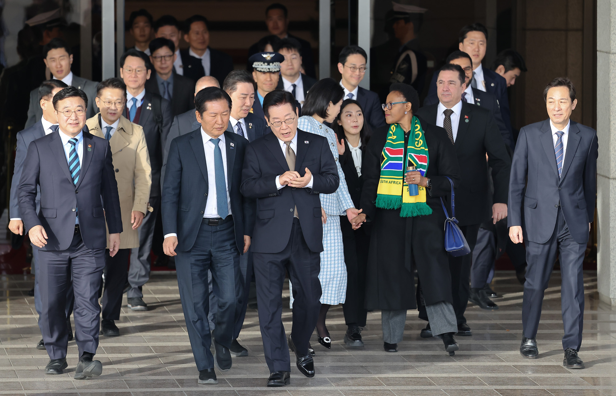 이재명;대통령;G20;정상회의;출국;김혜경;남아프리카공화국