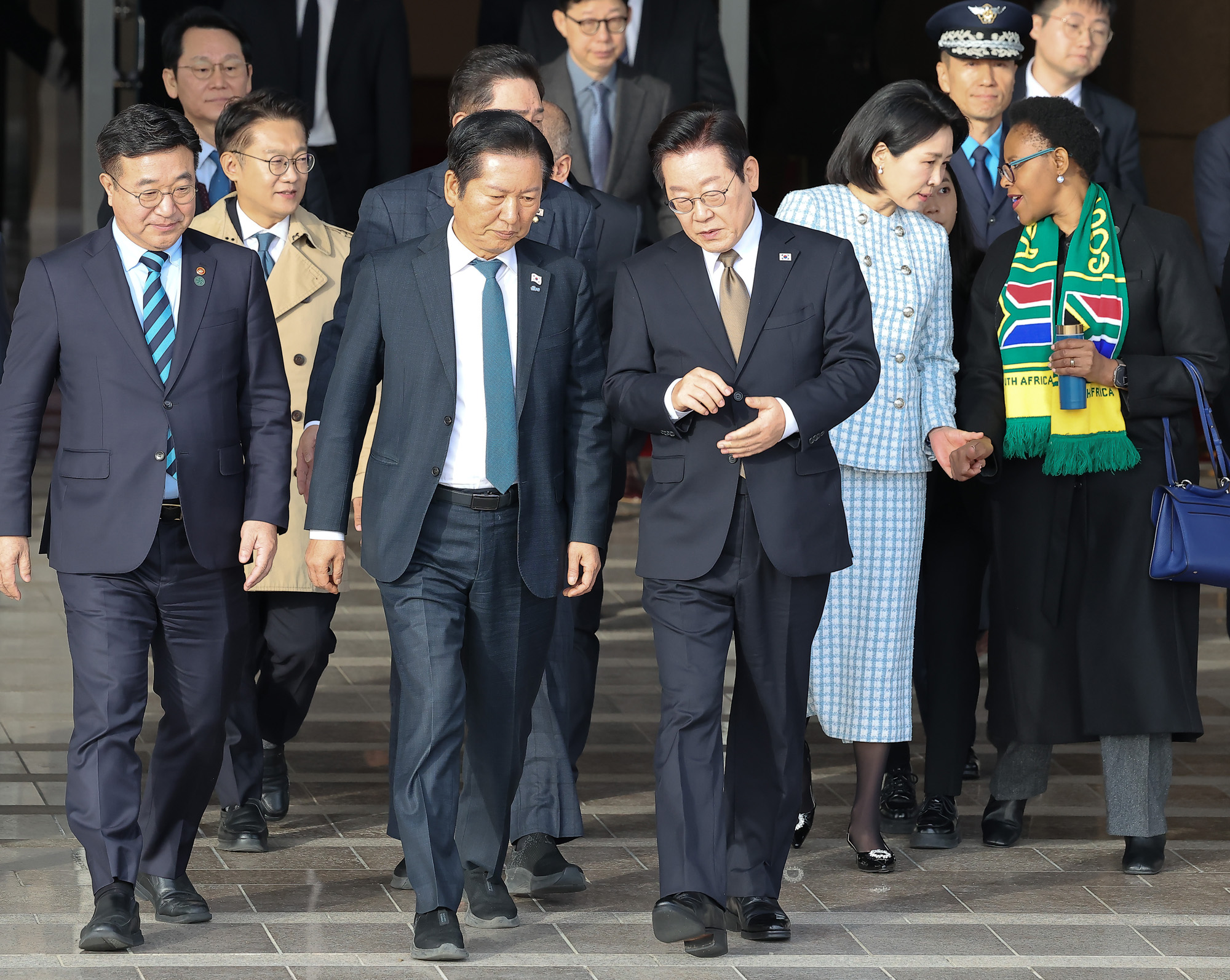 이재명;대통령;G20;정상회의;출국;김혜경;남아프리카공화국