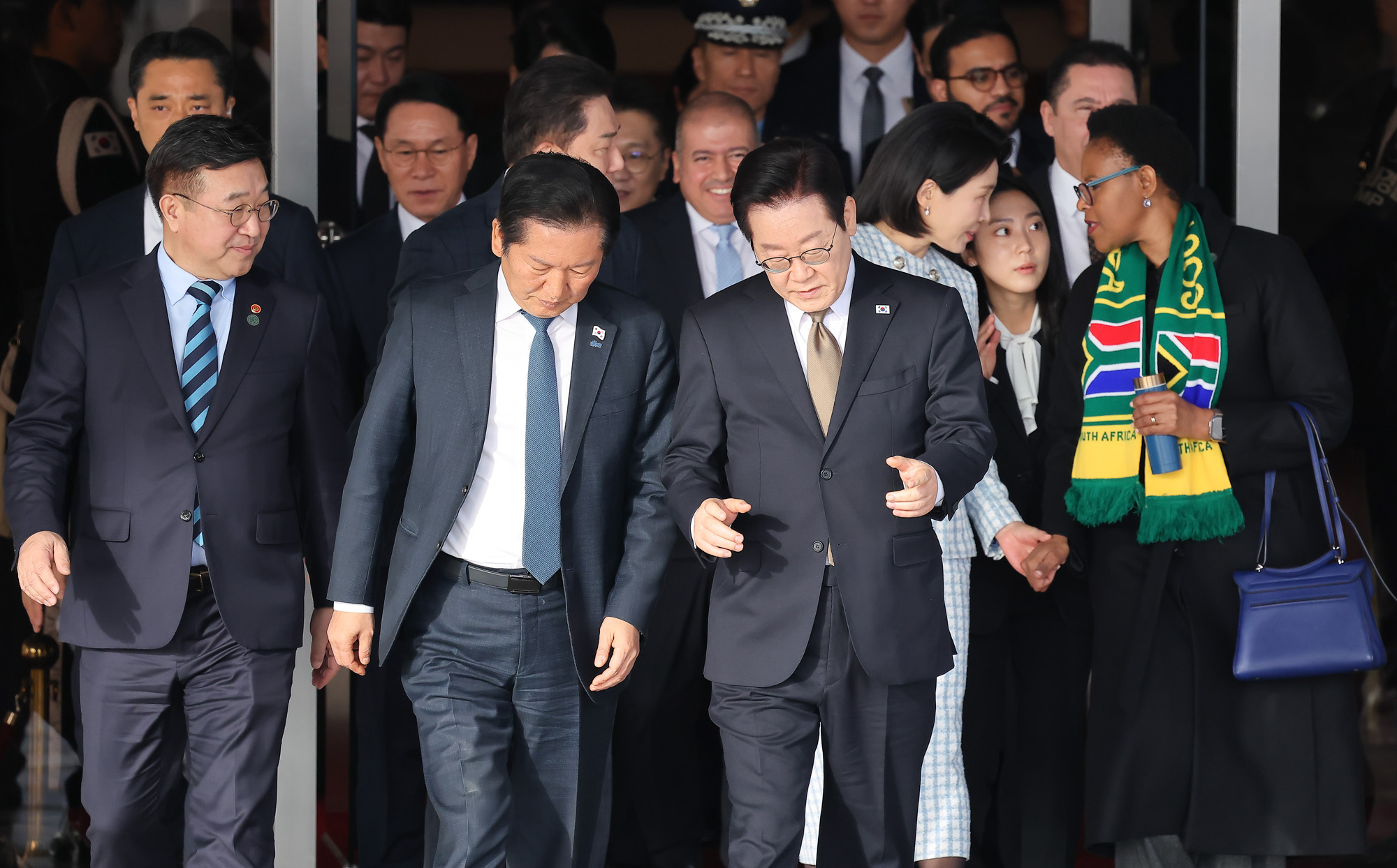 이재명;대통령;G20;정상회의;출국;김혜경;남아프리카공화국