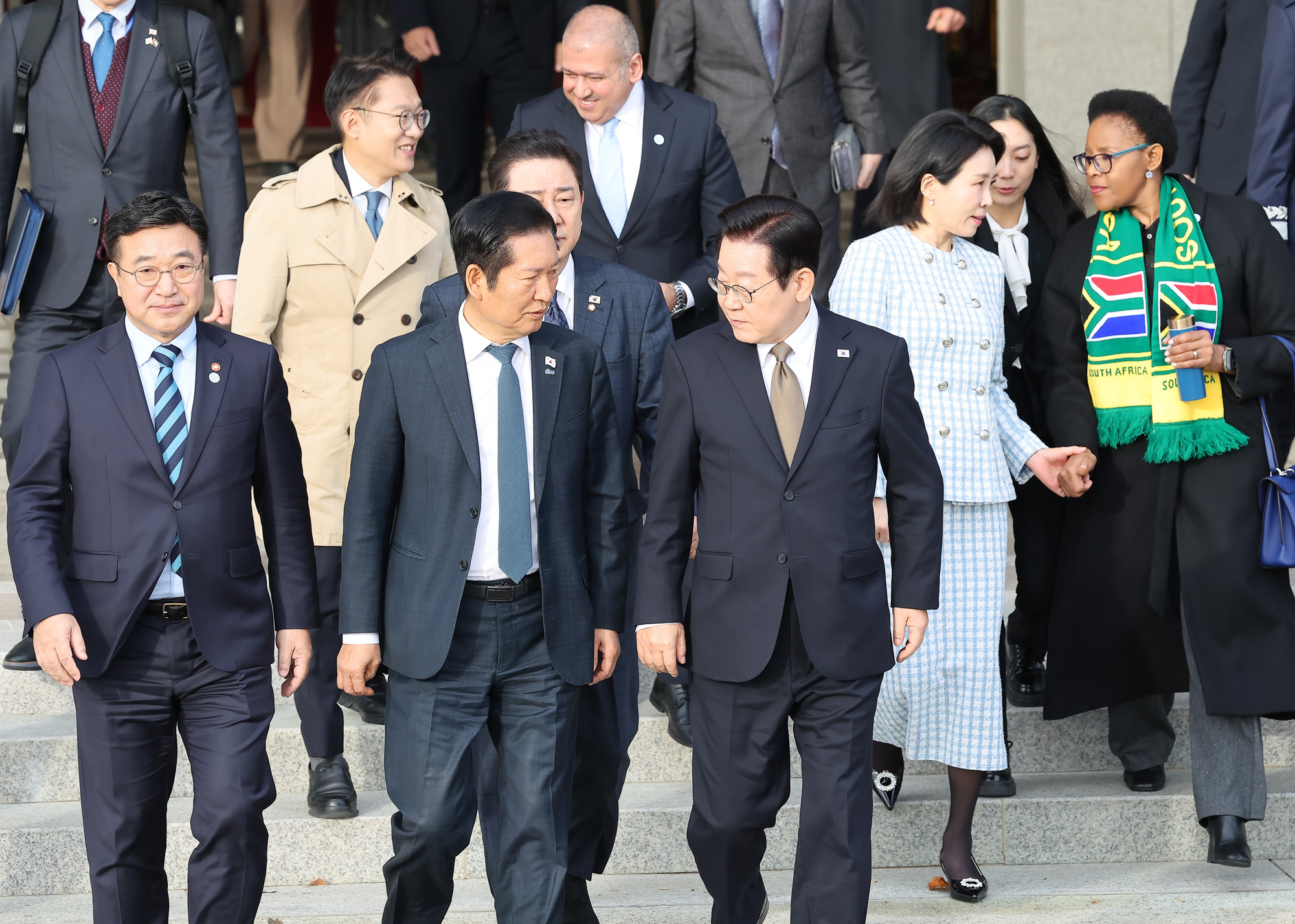 이재명;대통령;G20;정상회의;출국;김혜경;남아프리카공화국