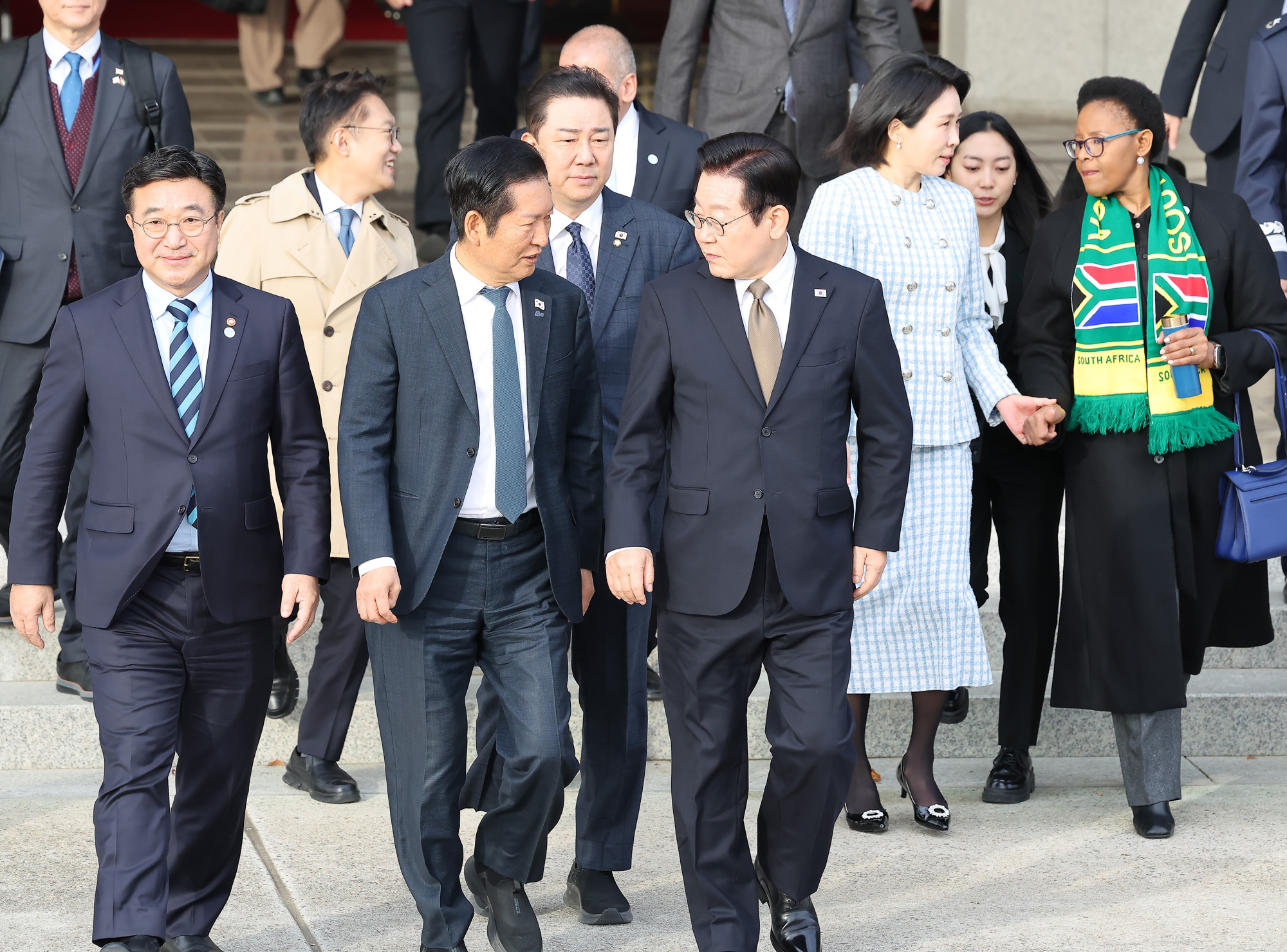 이재명;대통령;G20;정상회의;출국;김혜경;남아프리카공화국