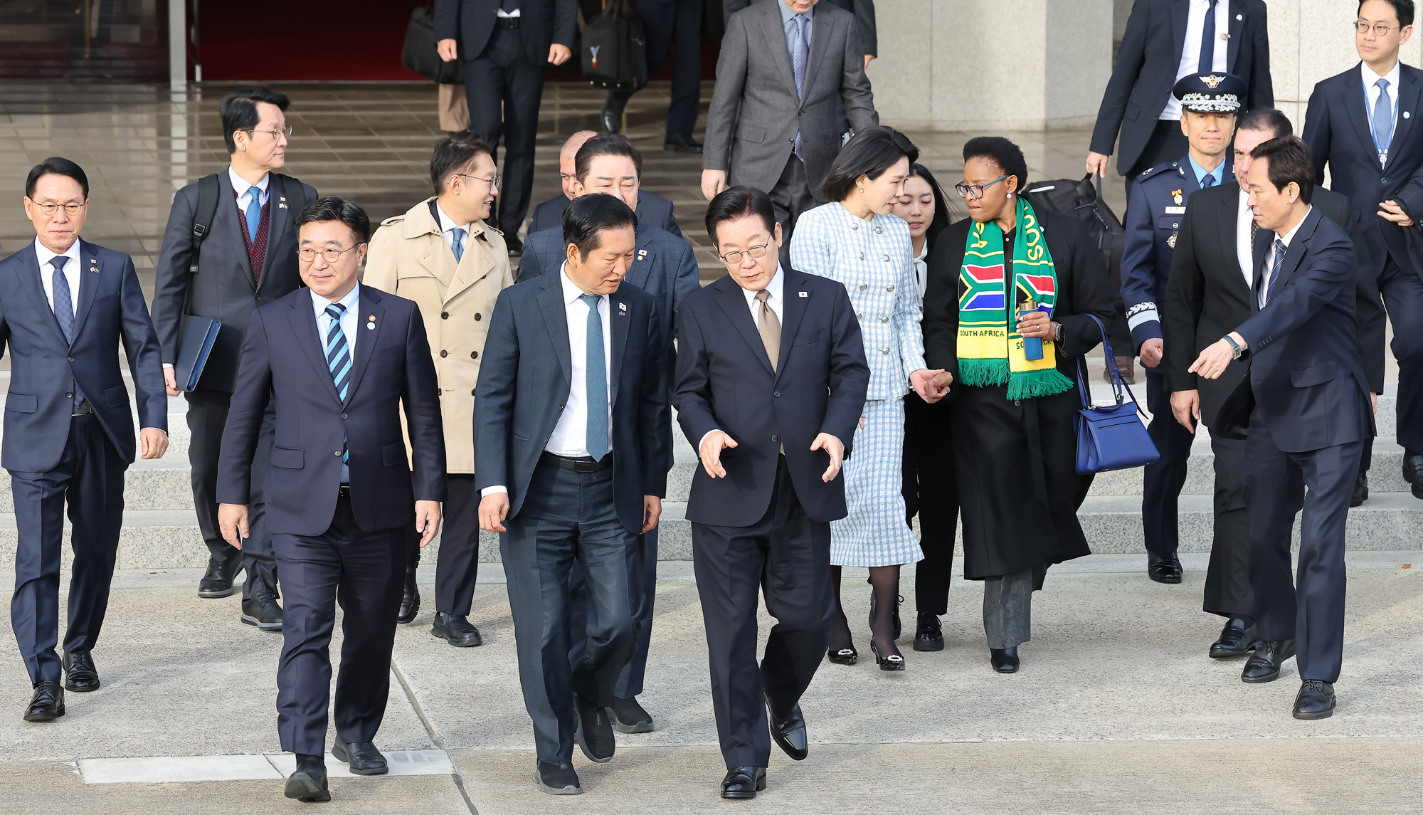 이재명;대통령;G20;정상회의;출국;김혜경;남아프리카공화국