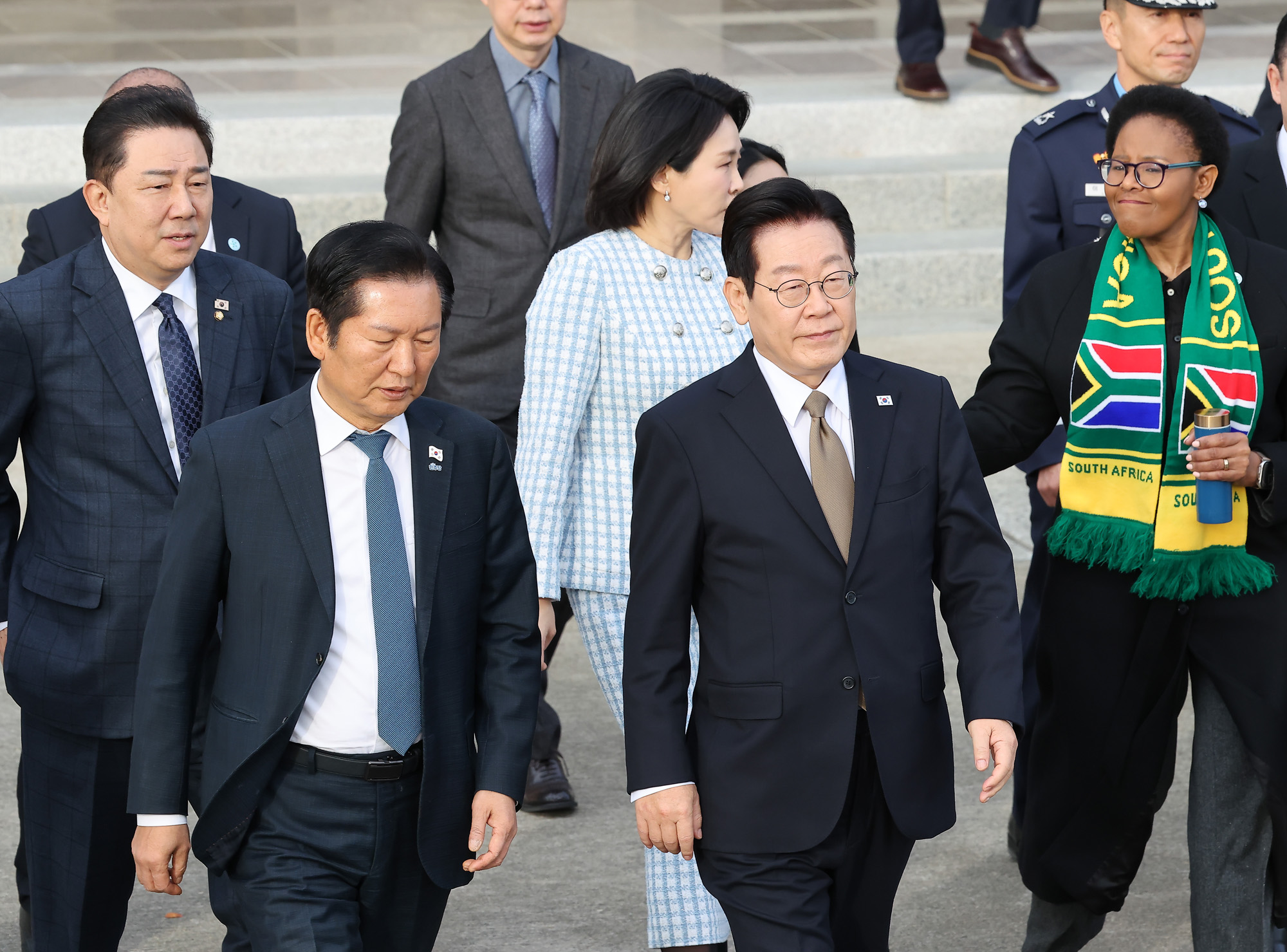 이재명;대통령;G20;정상회의;출국;김혜경;남아프리카공화국