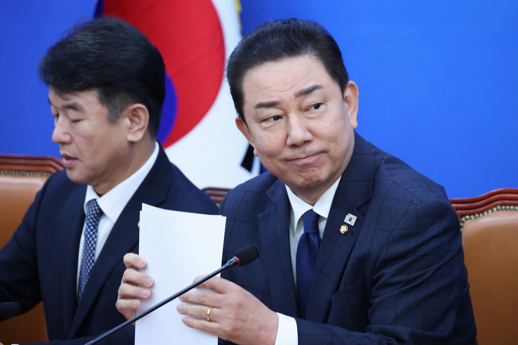 정치;국회;더불어민주당 원내대책회의;김병기