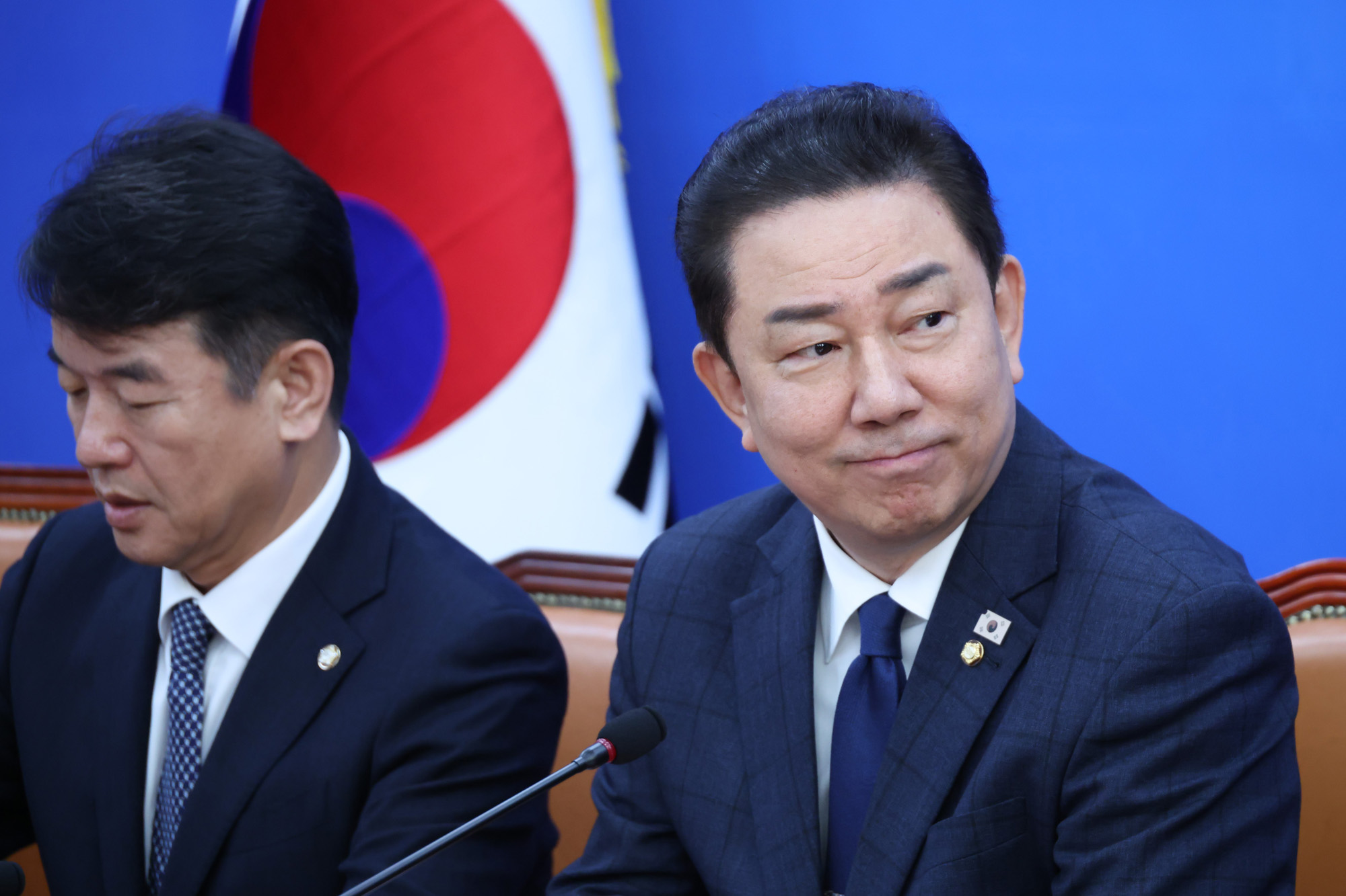 정치;국회;더불어민주당 원내대책회의;김병기