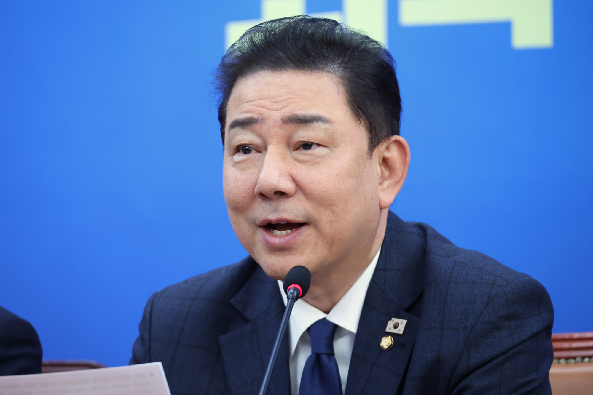 정치;국회;더불어민주당 원내대책회의;김병기