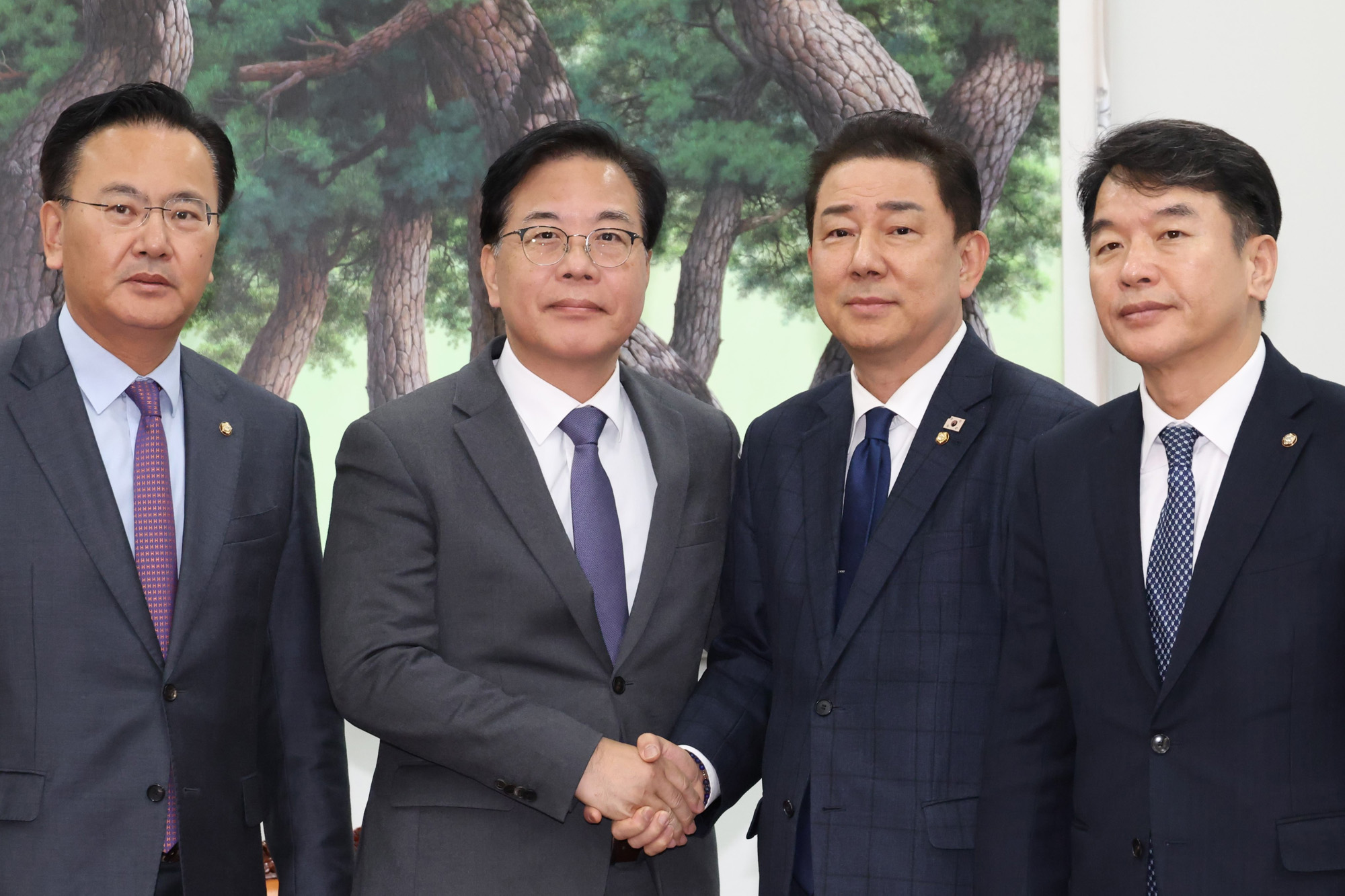 정치;국회;여야원내대표회동;김병기;송언석