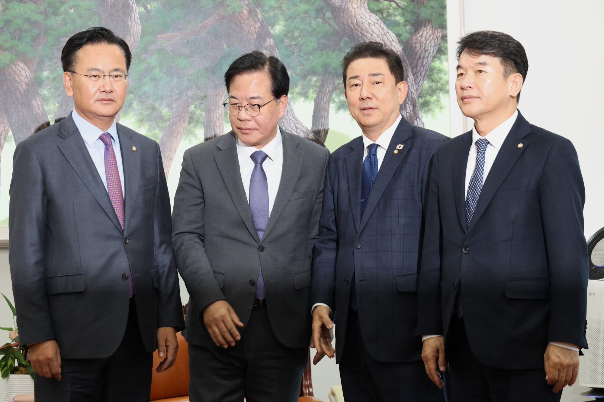 정치;국회;여야원내대표회동;김병기;송언석