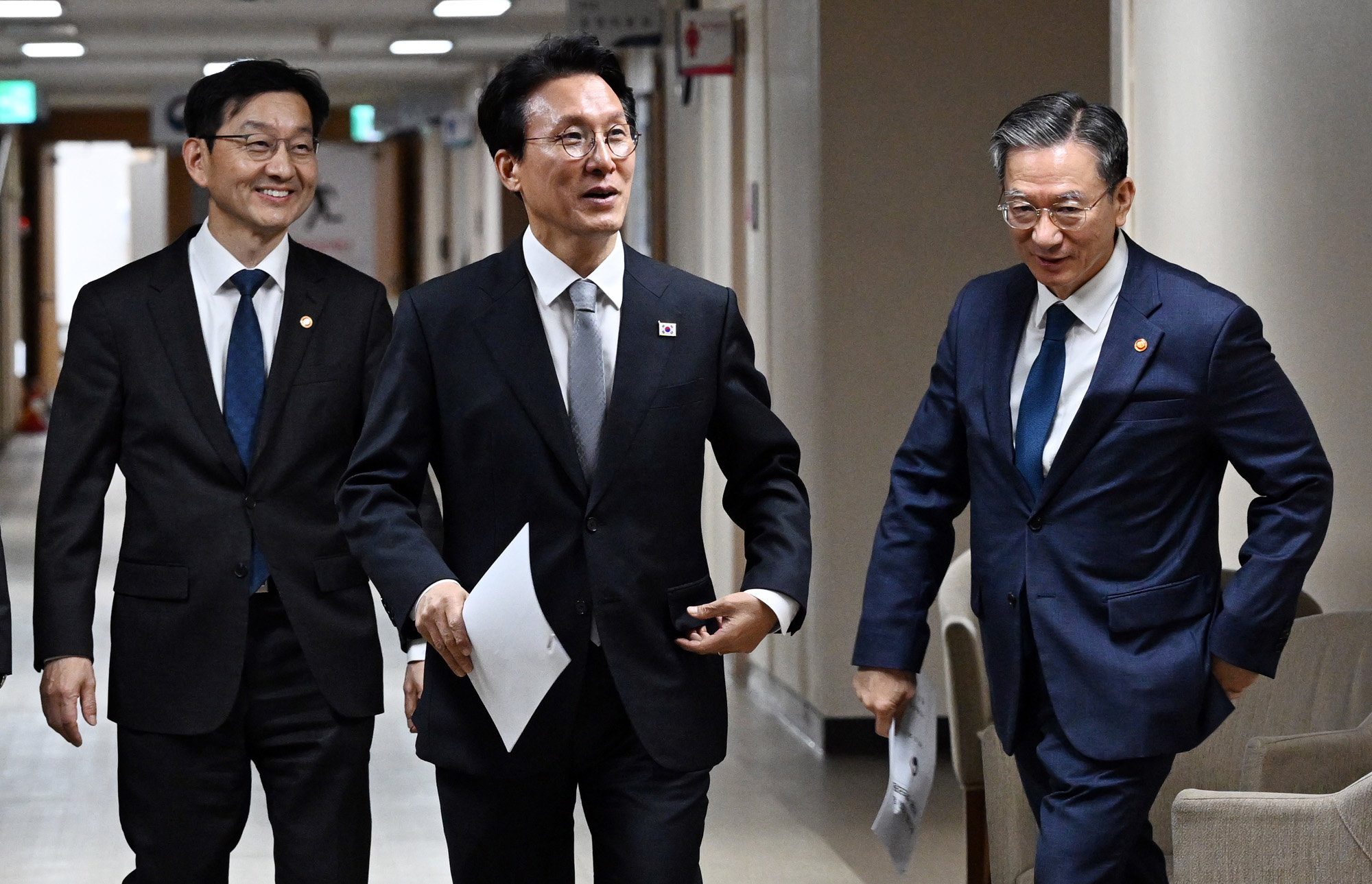 김민석 국무총리;정부서울청사;론스타 ISDS;승소;브리핑