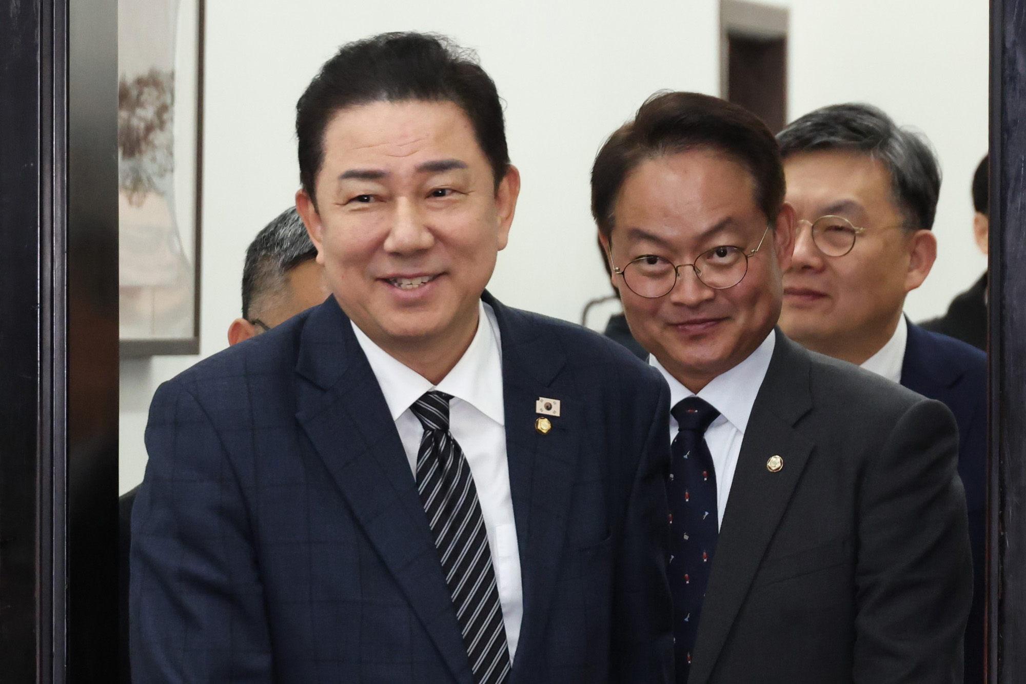 정치;국회;더불어민주당 정책조정회의;김병기 원내대표