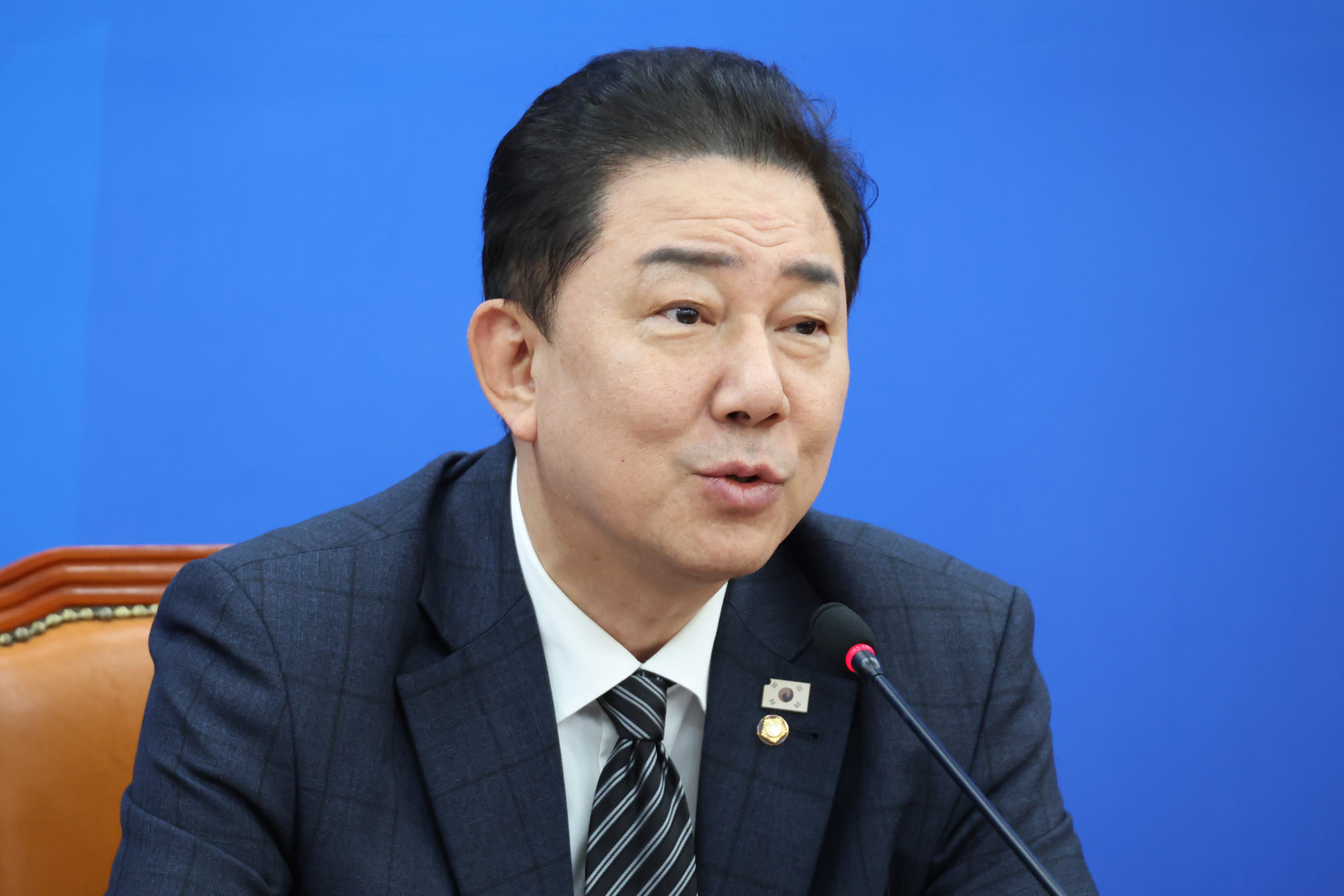 정치;국회;더불어민주당 정책조정회의;김병기 원내대표