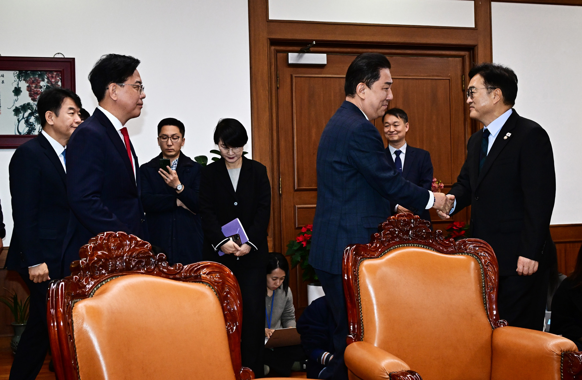 정치;국회;우원식;송언석;김병기;원내대표회동