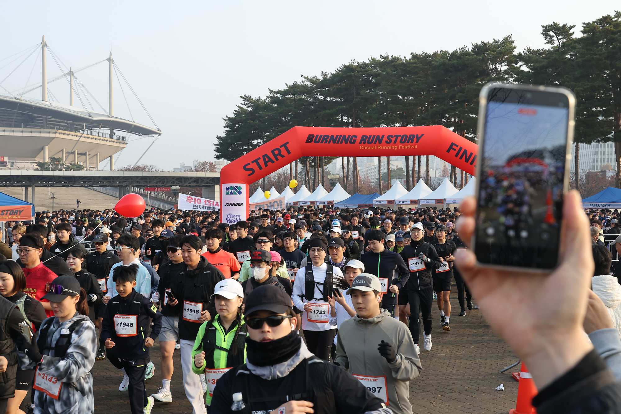 스포츠;버닝런일레븐;상암평화의공원런닝;비즈한국버닝런