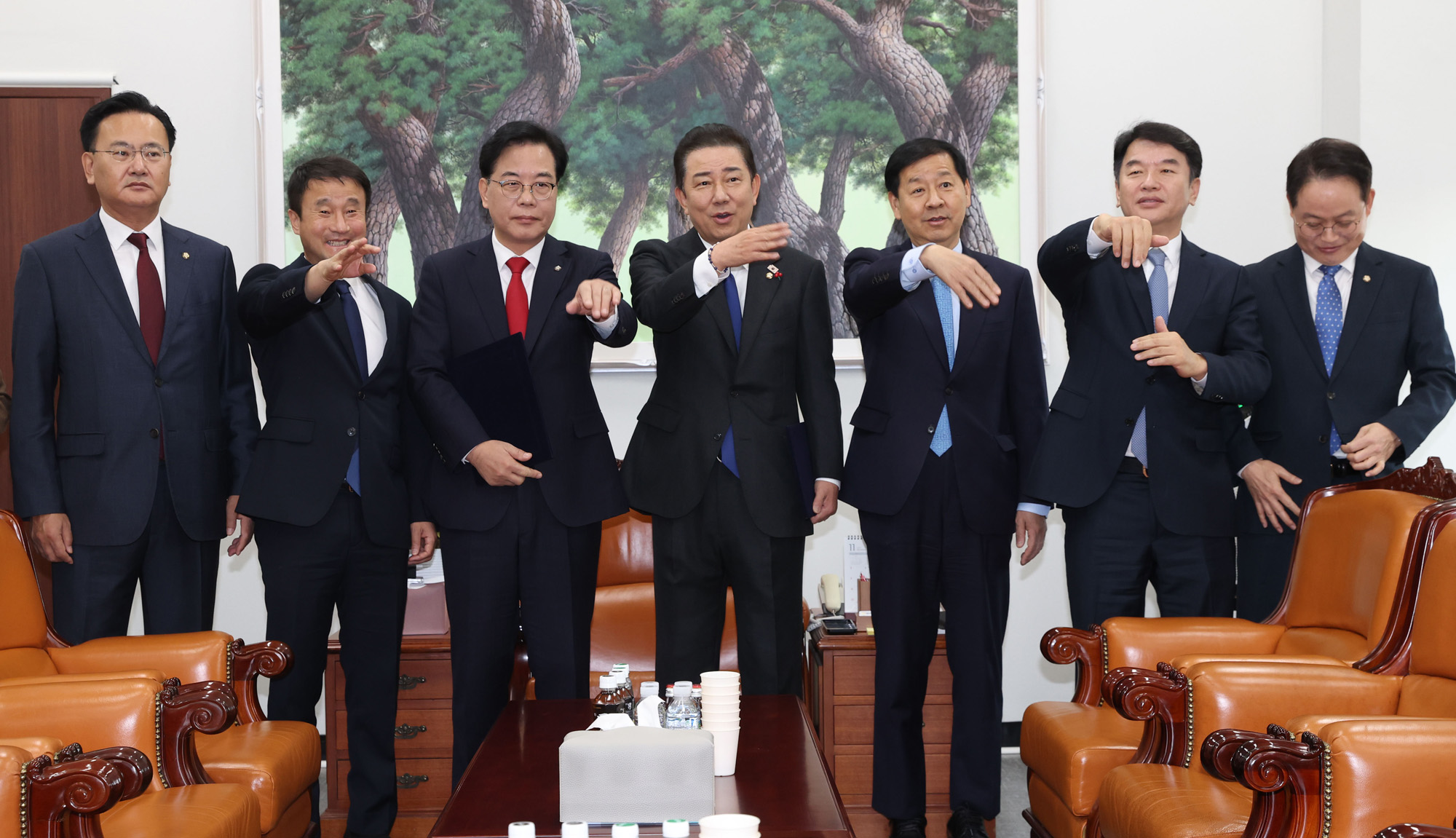 정치;국회;내년도 예산안 합의문;구윤철;김병기;송언석