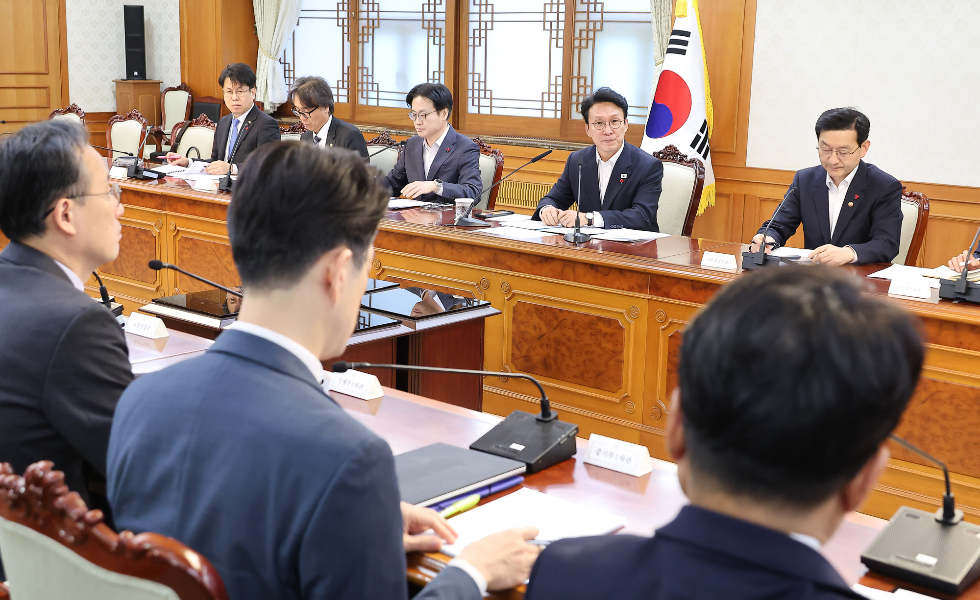 노동안전 현안 점검회의;김민석;국무총리